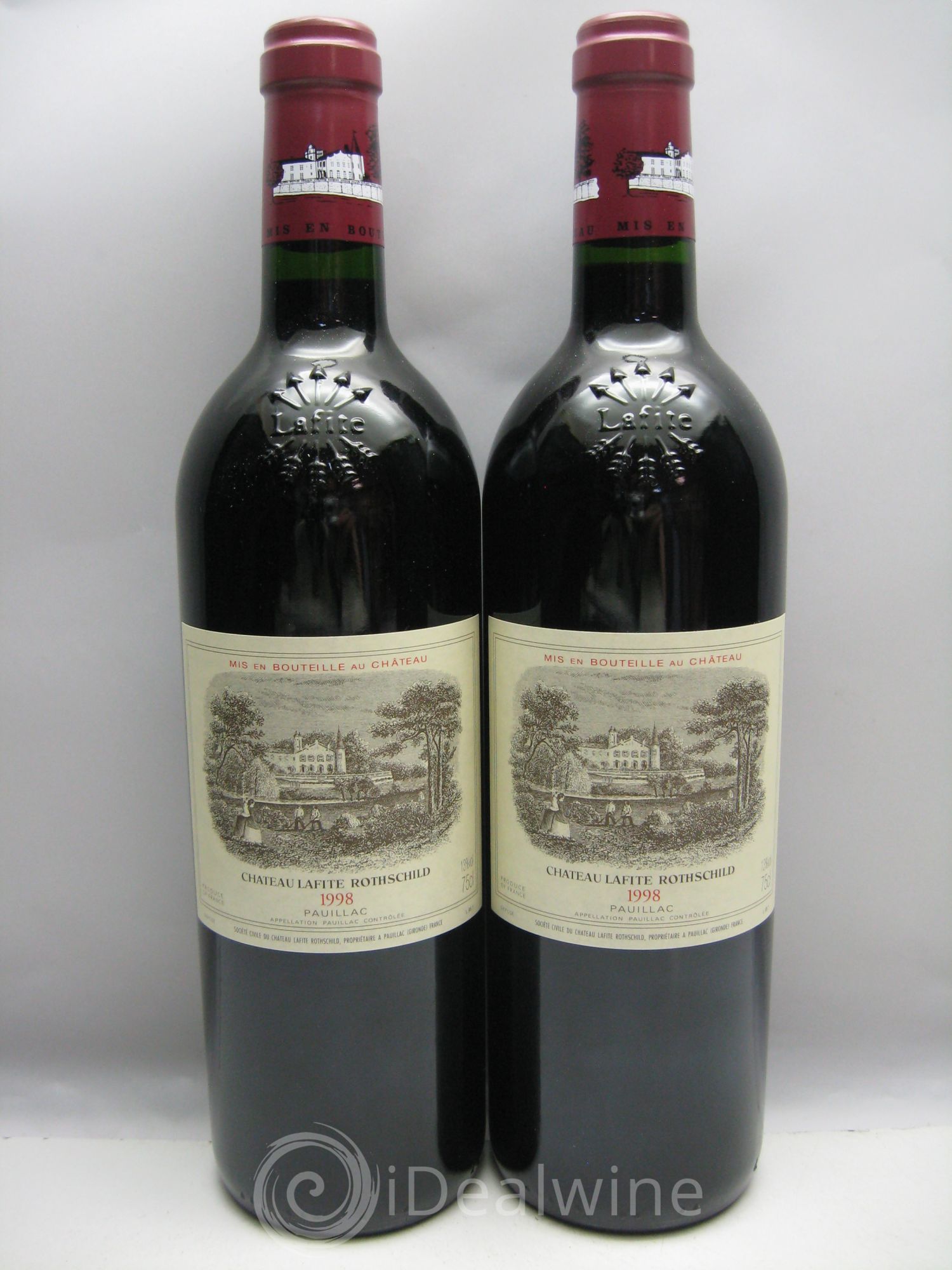 Château Lafite Rothschild 1er Grand Cru Classé 1998 - Lot de 12 bouteilles - 5