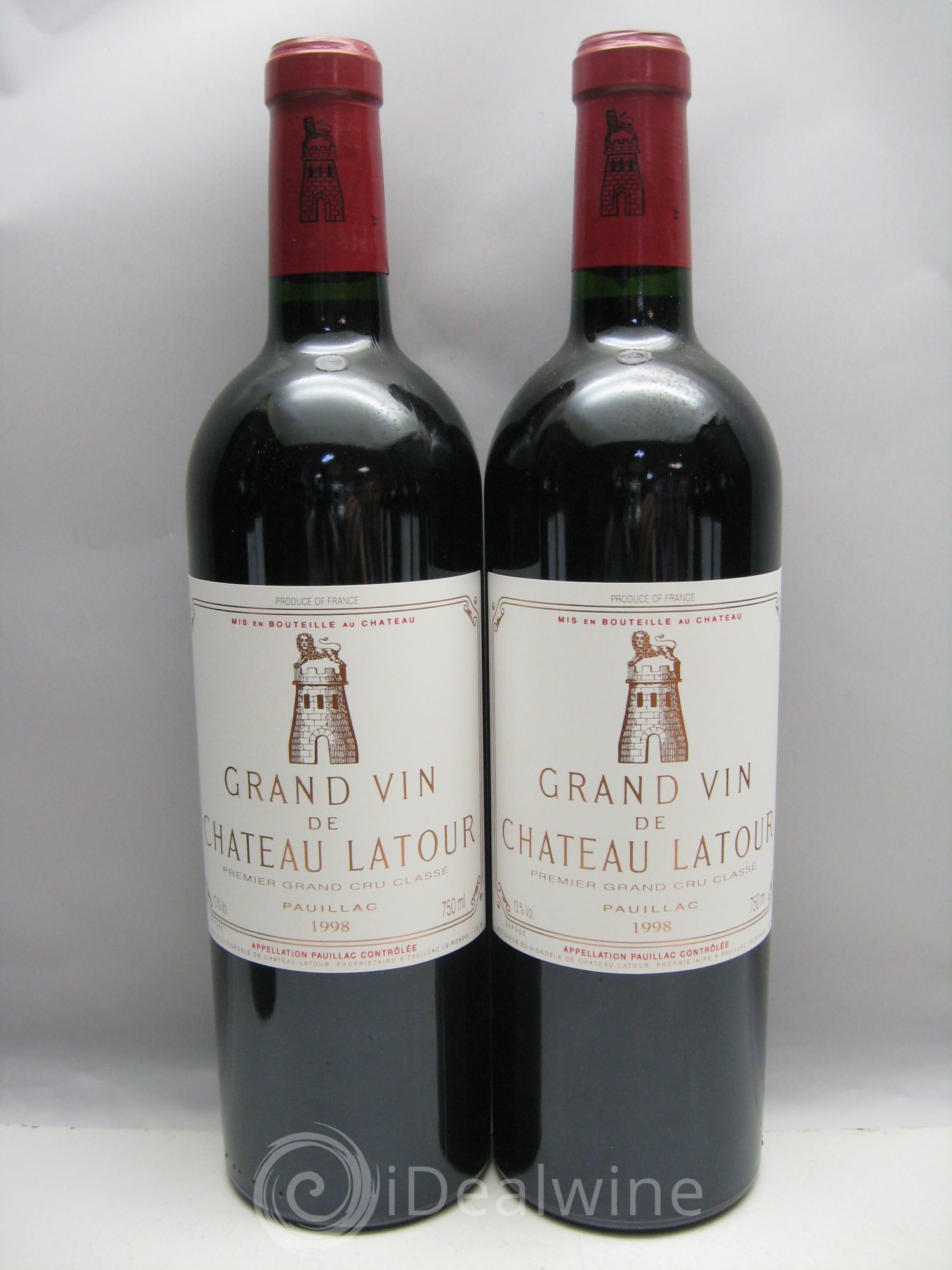 Château Latour 1er Grand Cru Classé 1998 - Lot de 12 bouteilles - 1
