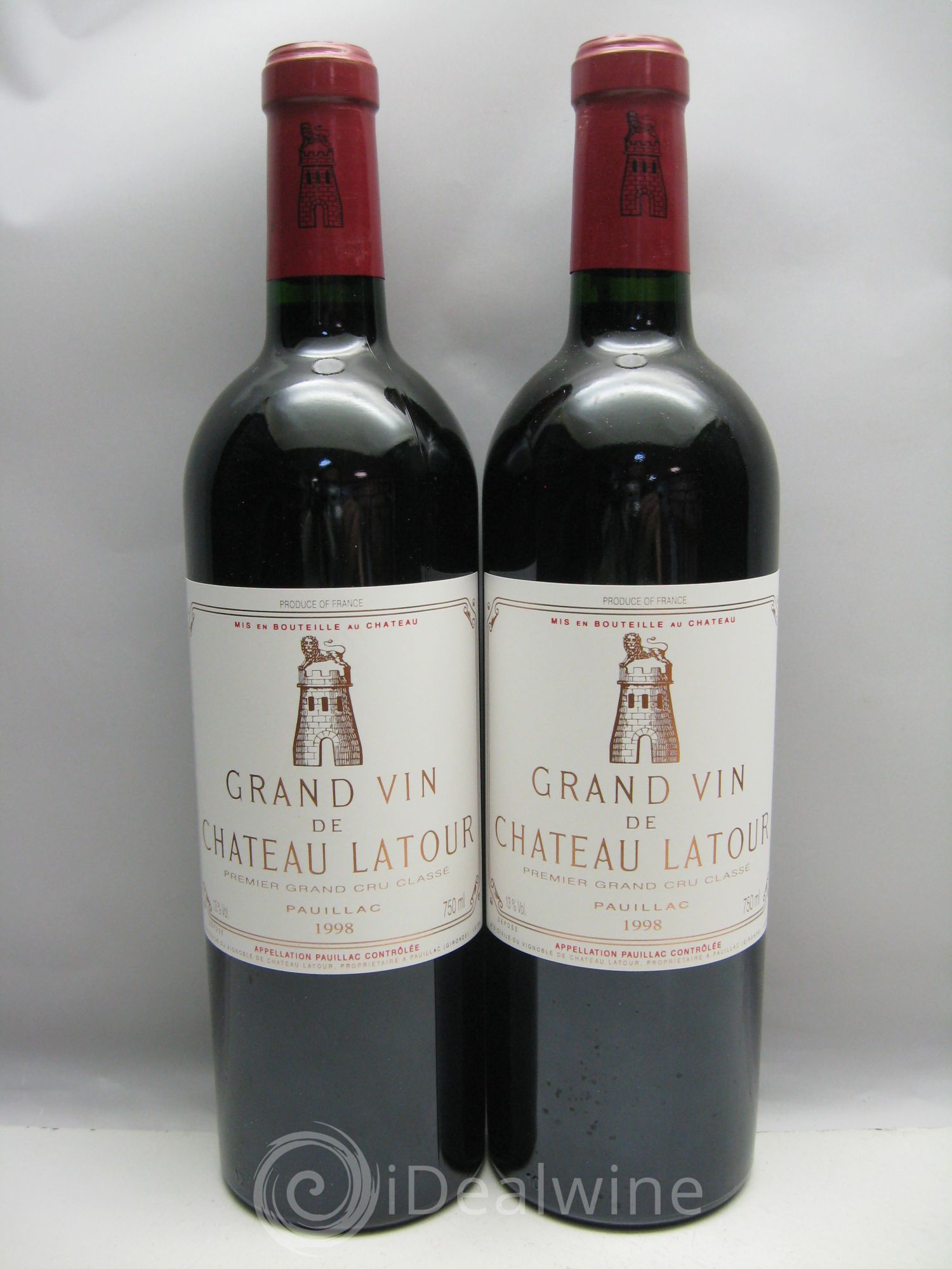 Château Latour 1er Grand Cru Classé 1998 - Lot de 12 bouteilles - 5