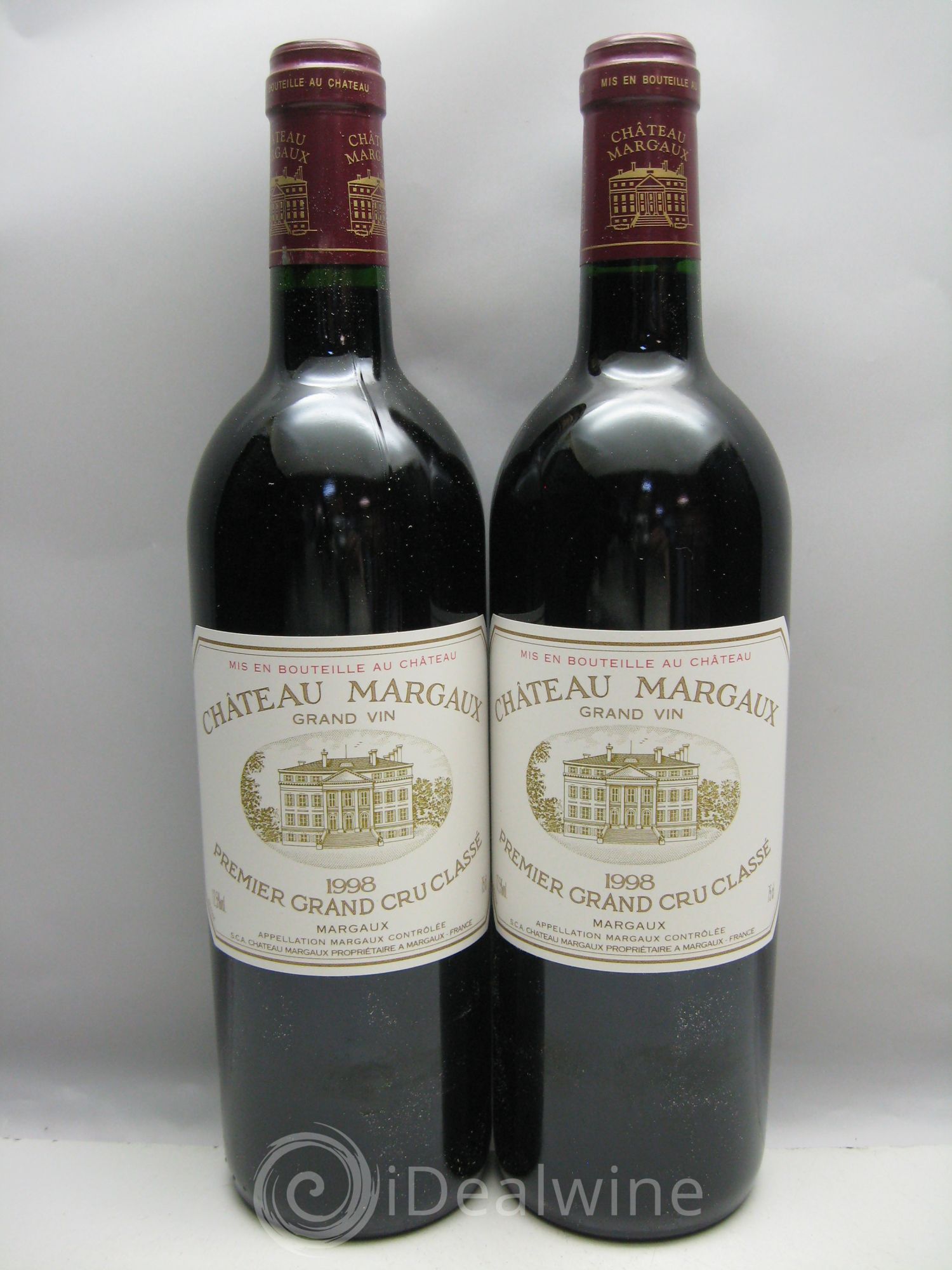 Château Margaux 1er Grand Cru Classé 1998 - Lot de 12 bouteilles - 5