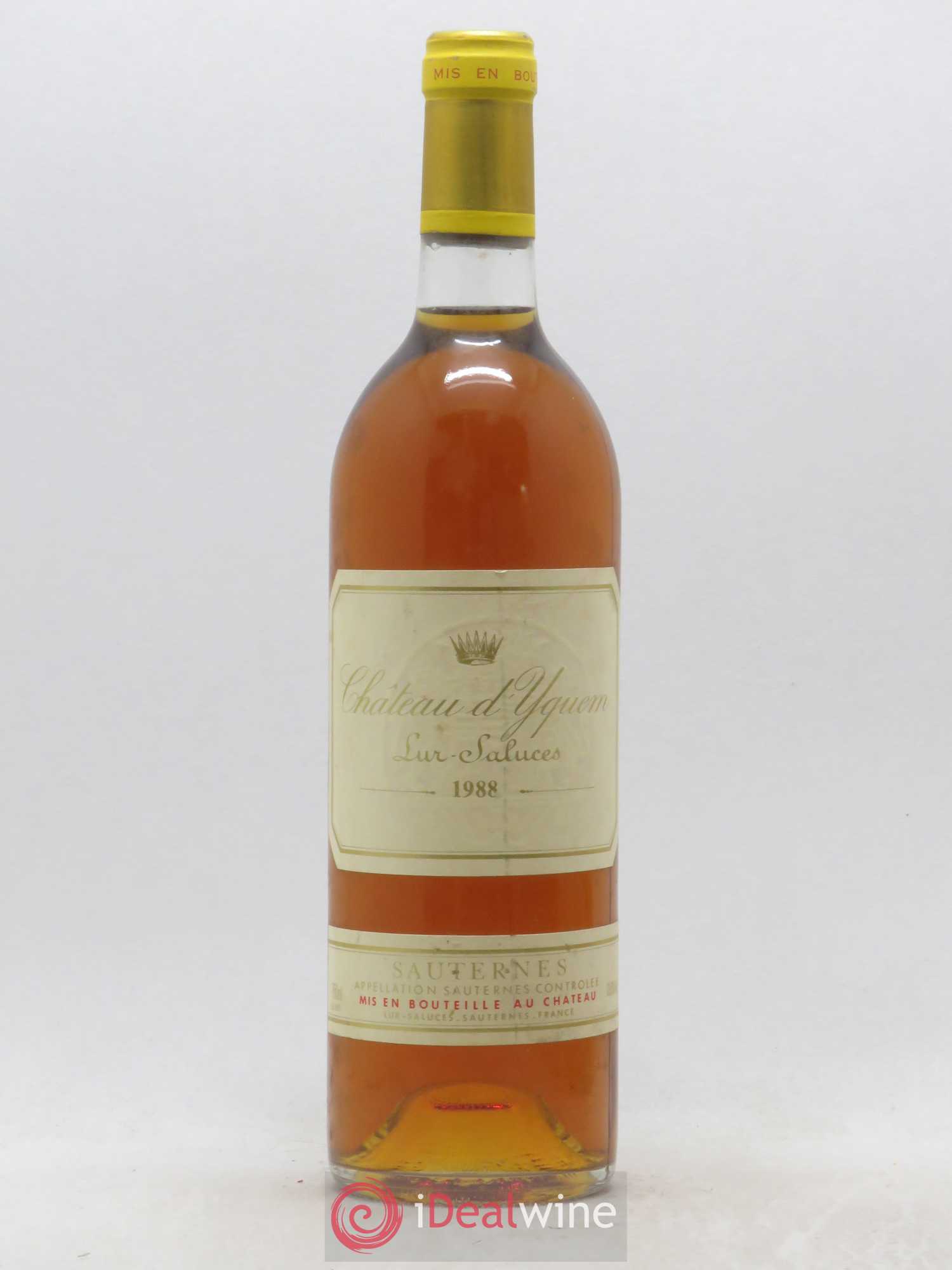 Château d' Yquem 1er Cru Classé Supérieur 1988 - Lotto di 1 bottiglia - 0
