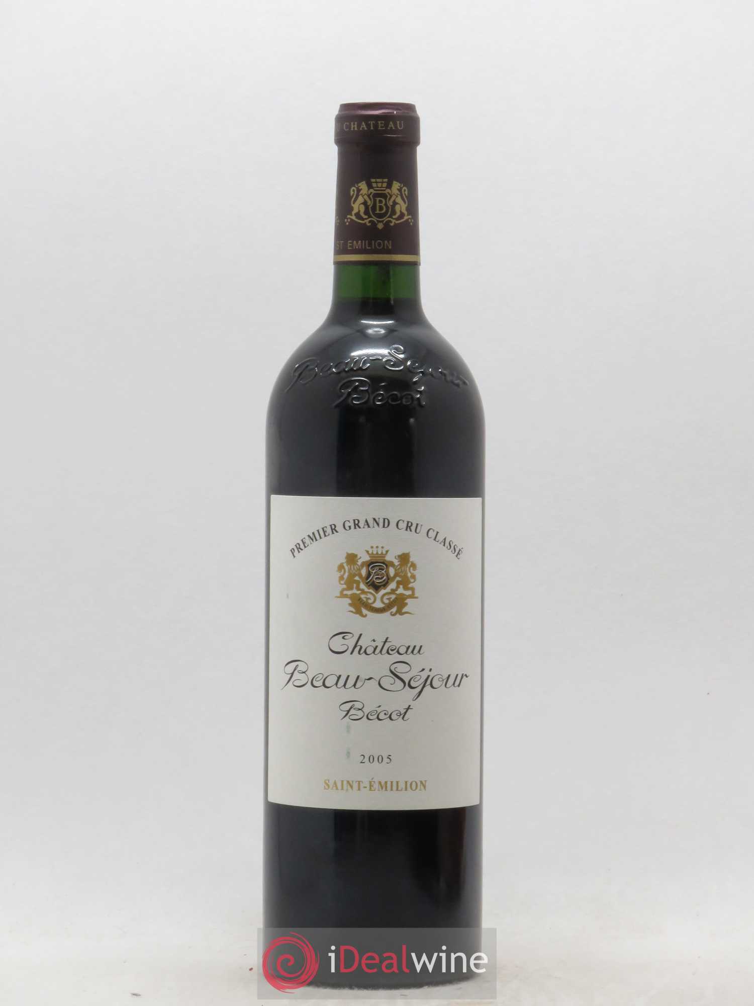 Château Beau-Séjour Bécot 1er Grand Cru Classé B 2005 - Lot de 1 bouteille - 0