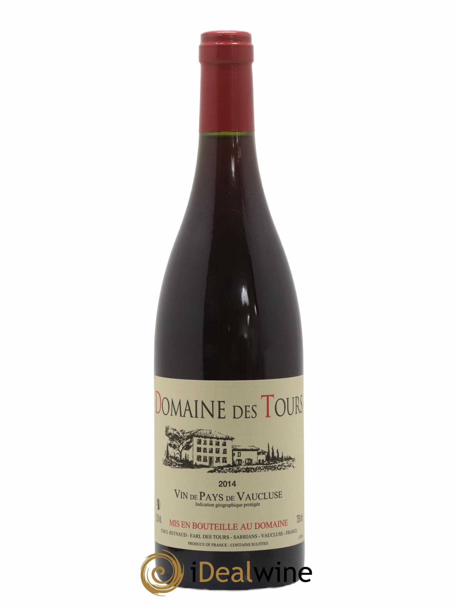 Vaucluse (Vin de Pays de Vaucluse) Domaine des Tours Emmanuel Reynaud 2014 - Lot de 1 bouteille - 0