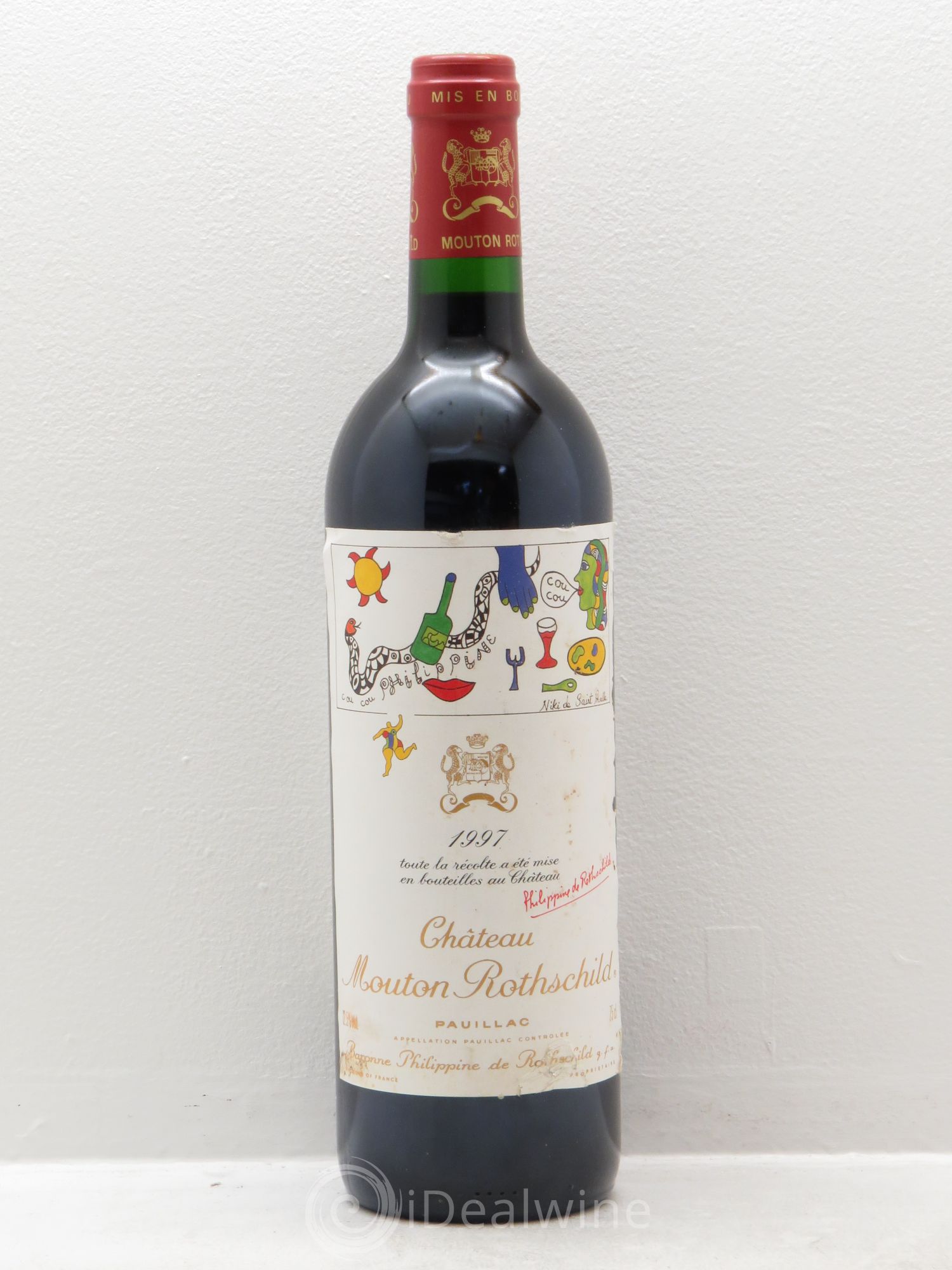Château Mouton Rothschild 1er Grand Cru Classé 1997 - Lot de 1 bouteille - 0