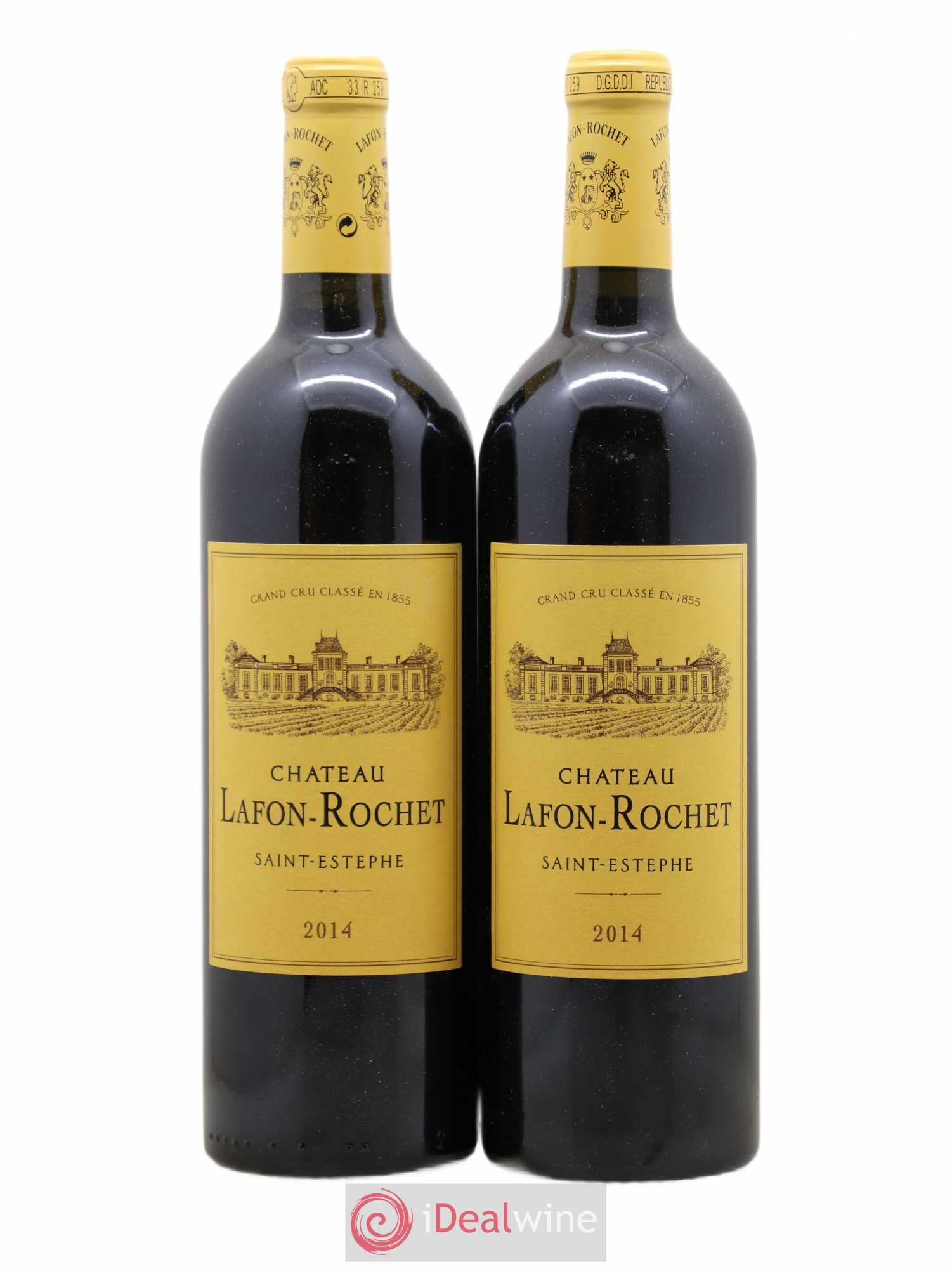 Château Lafon Rochet 4ème Grand Cru Classé 2014 - Lot de 2 bouteilles - 0