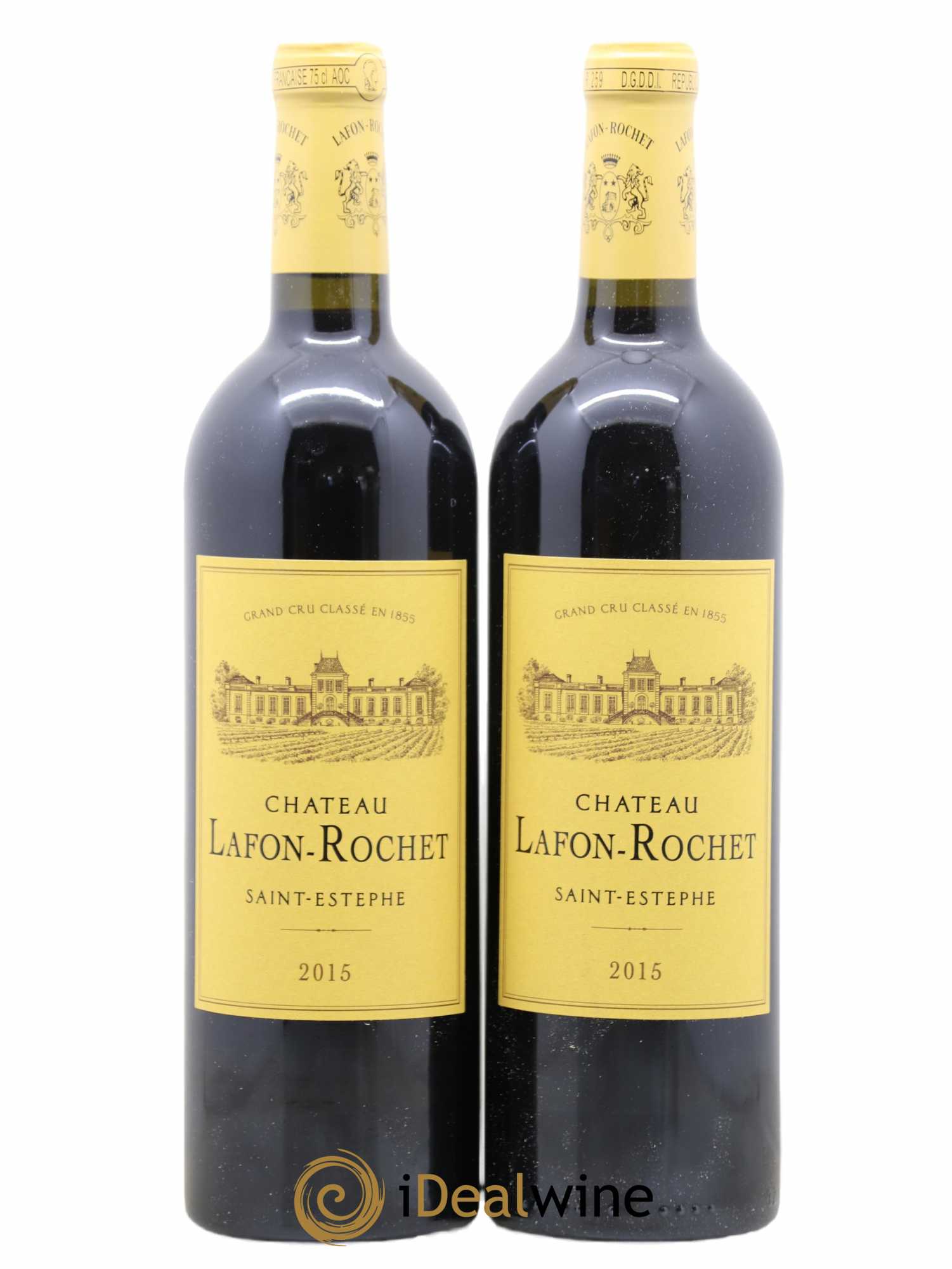 Château Lafon Rochet 4ème Grand Cru Classé 2015 - Lot de 2 bouteilles - 0