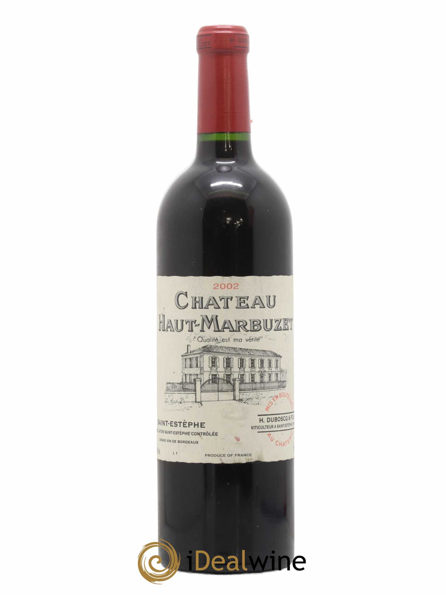 Château Haut Marbuzet 2002 - Lot de 1 bouteille - 0
