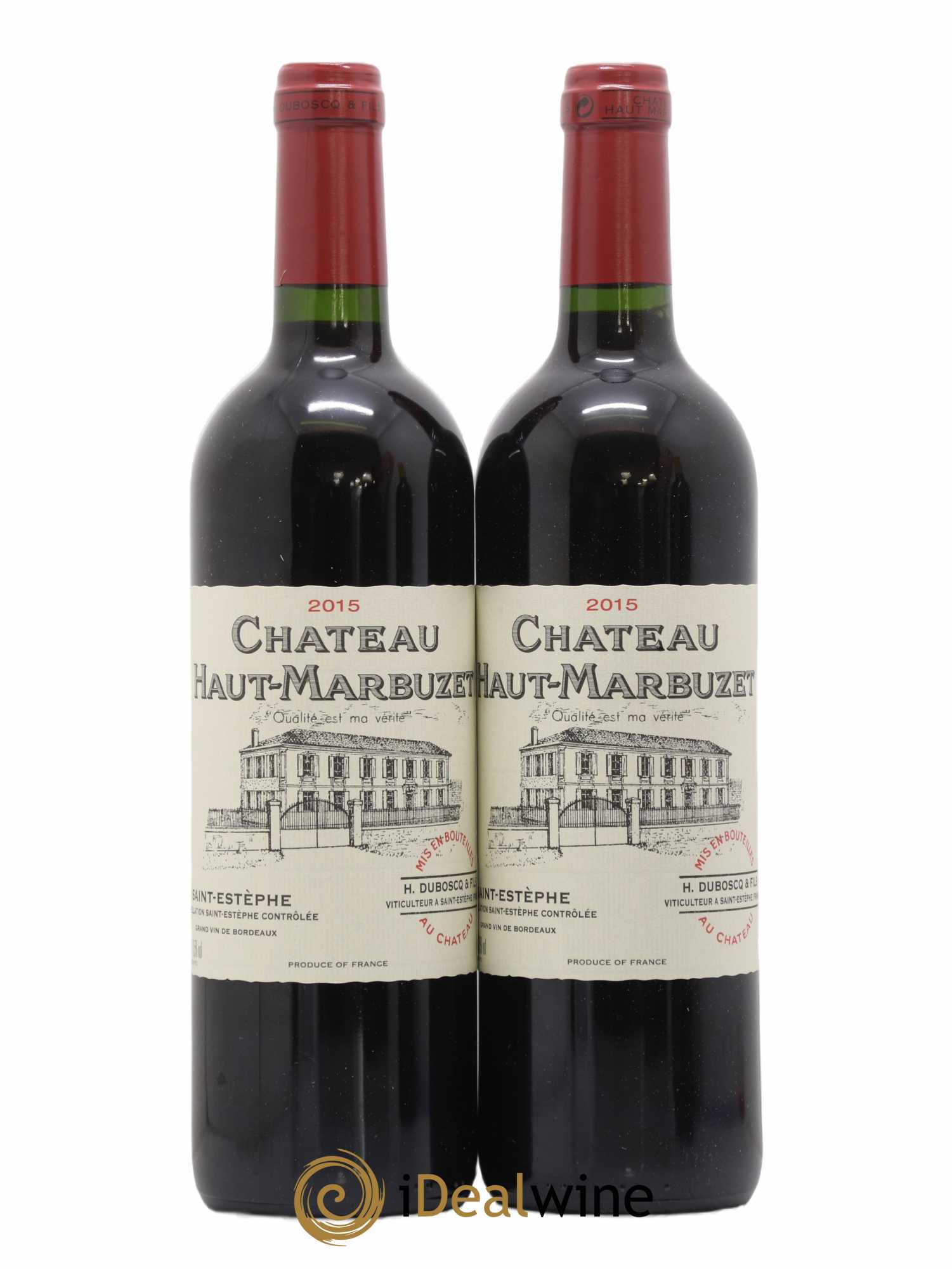 Château Haut Marbuzet 2015 - Lot de 2 bouteilles - 0