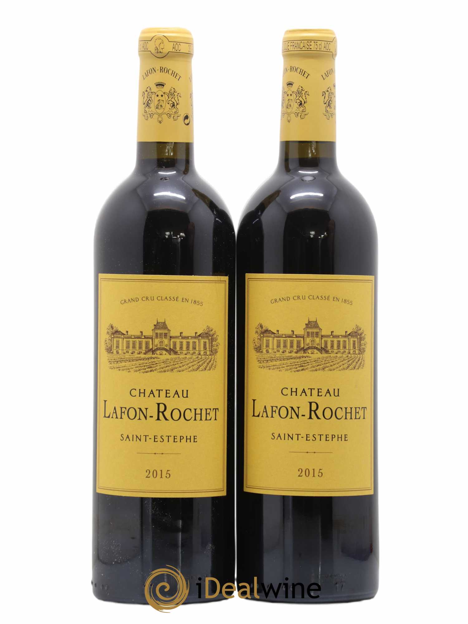 Château Lafon Rochet 4ème Grand Cru Classé 2015 - Lot de 2 bouteilles - 0