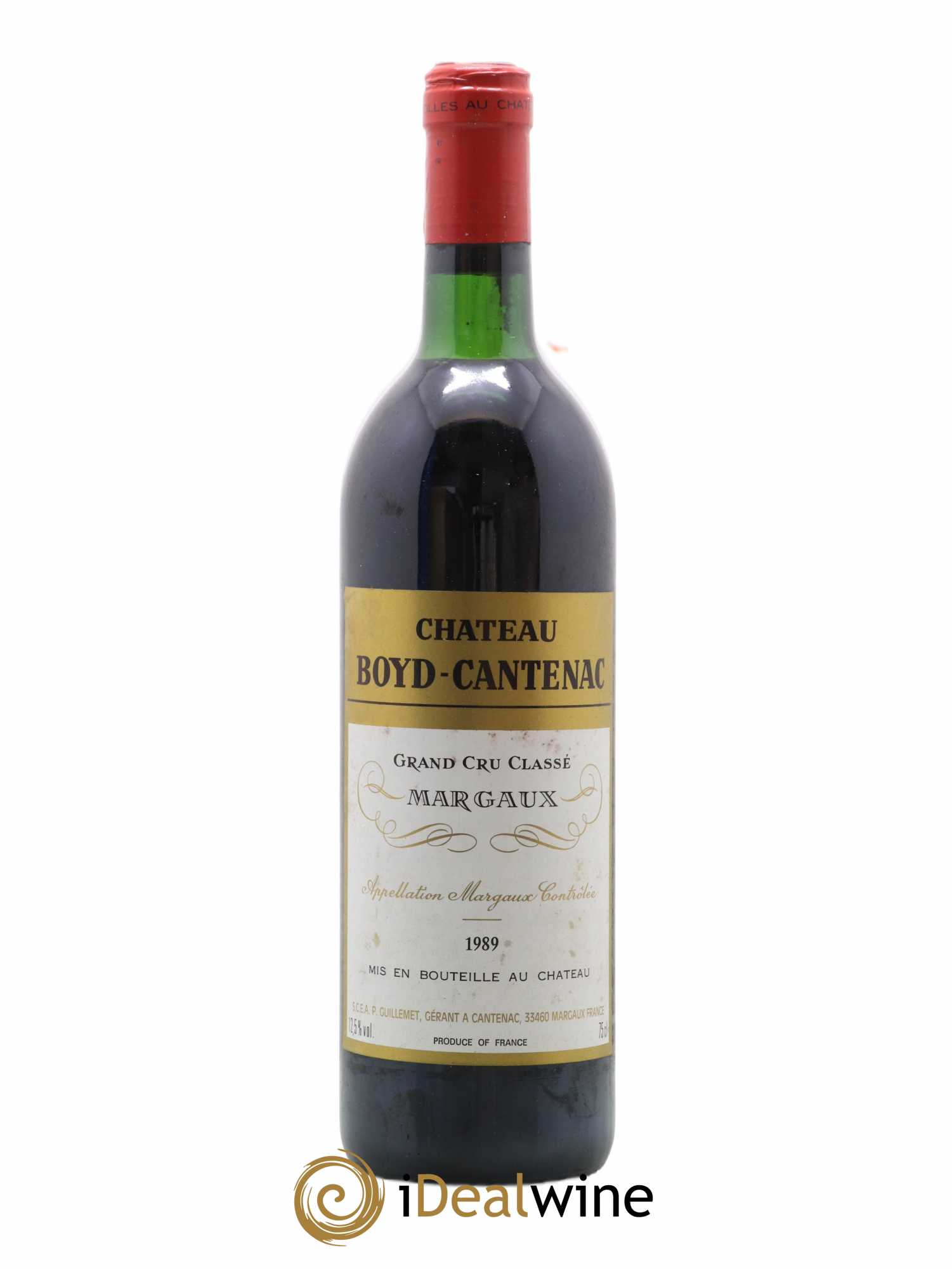 Château Boyd Cantenac 3ème Grand Cru Classé 1989 - Lot de 1 bouteille - 0