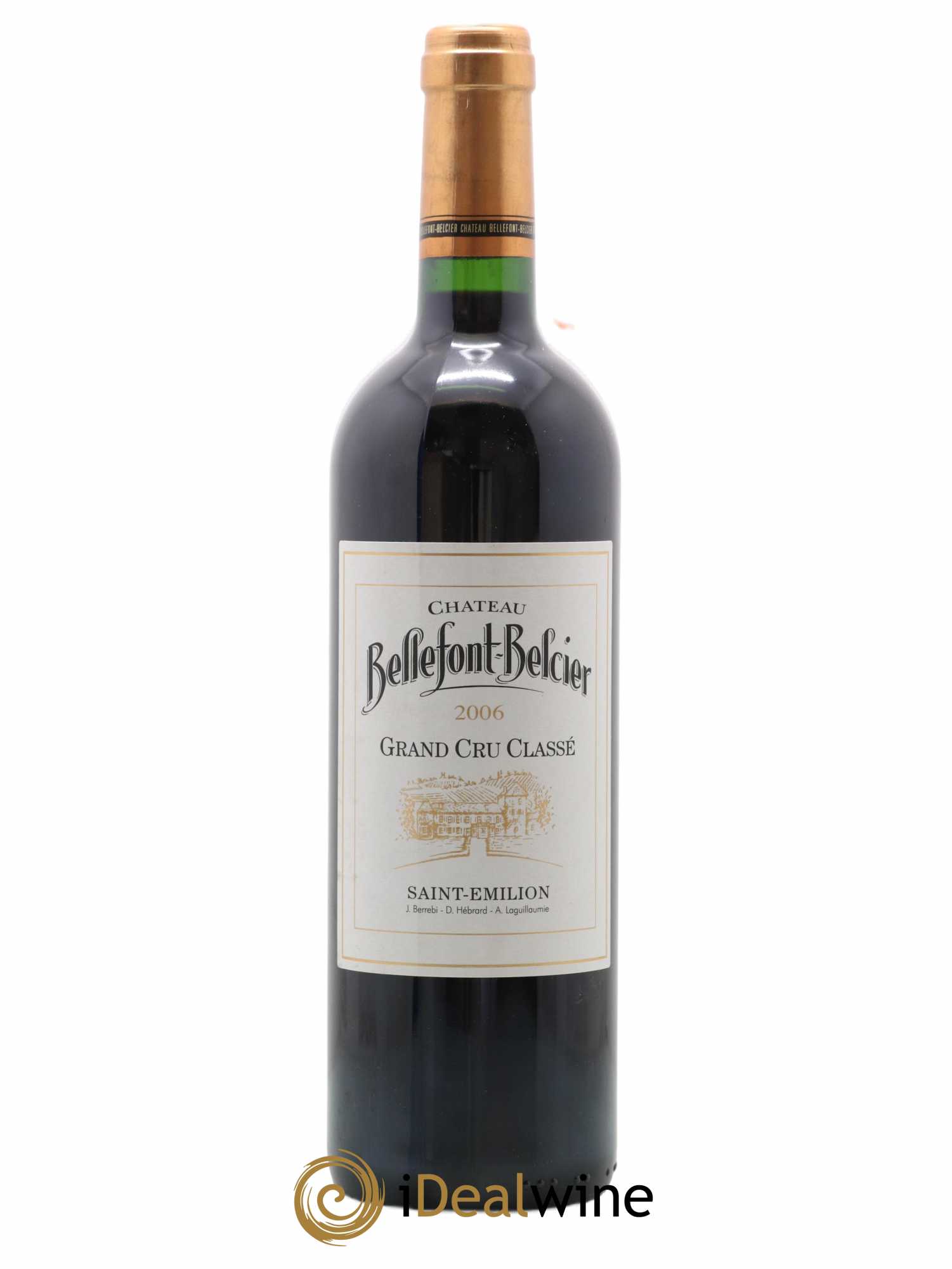 Château Bellefont-Belcier Grand Cru Classé 2006 - Lot de 1 bouteille - 0