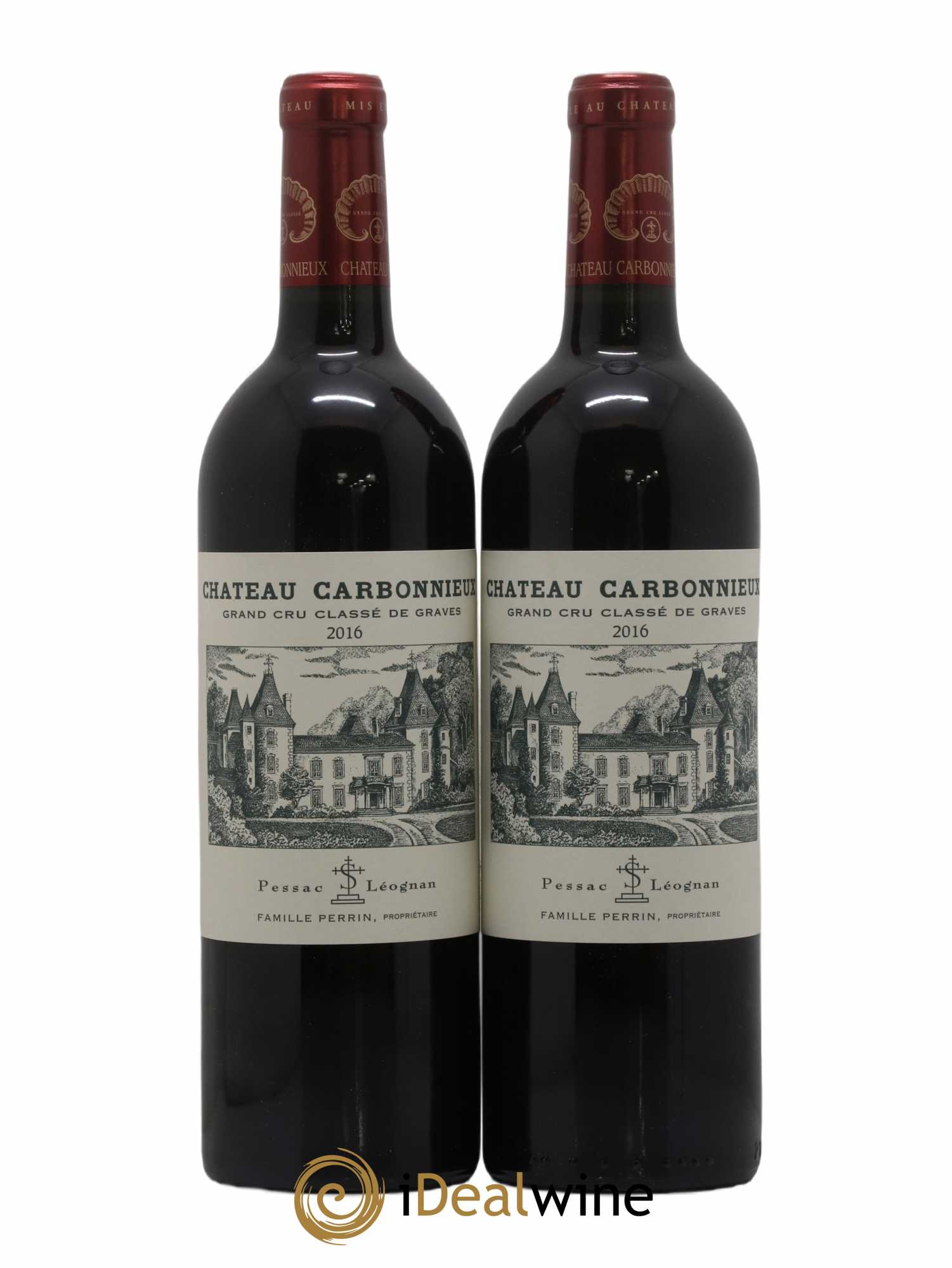 Château Carbonnieux Cru Classé de Graves 2016 - Lot de 2 bouteilles - 0