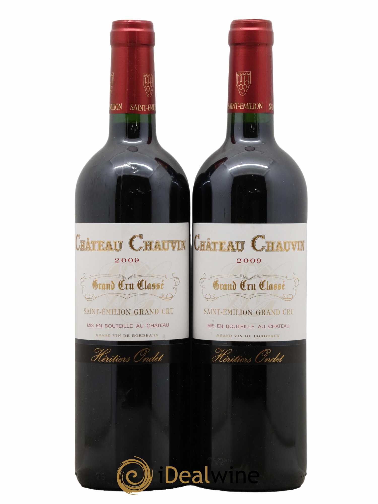 Château Chauvin Grand Cru Classé 2009 - Lot de 2 bouteilles - 0