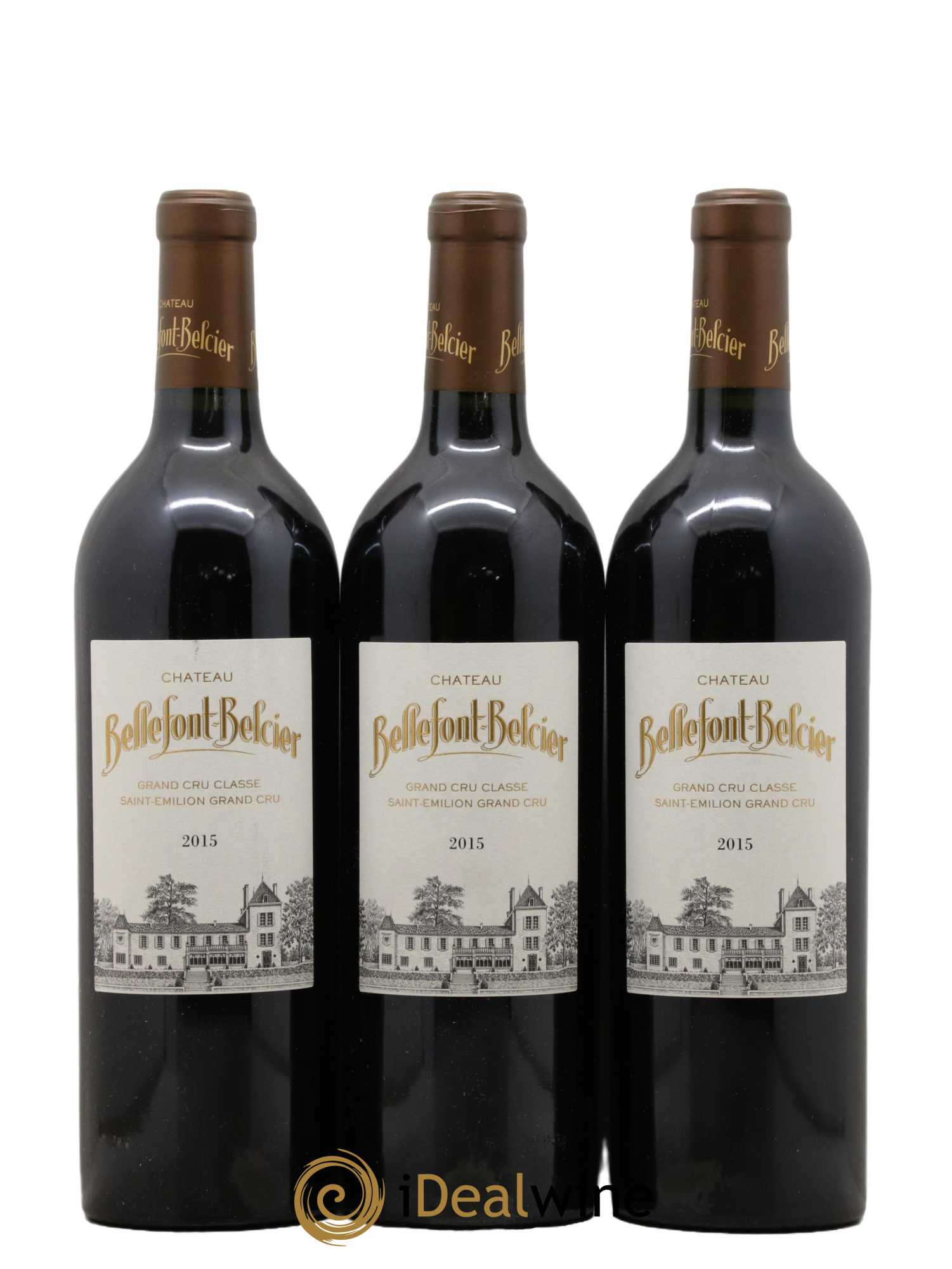 Château Bellefont-Belcier Grand Cru Classé 2015 - Lot de 3 bouteilles - 0