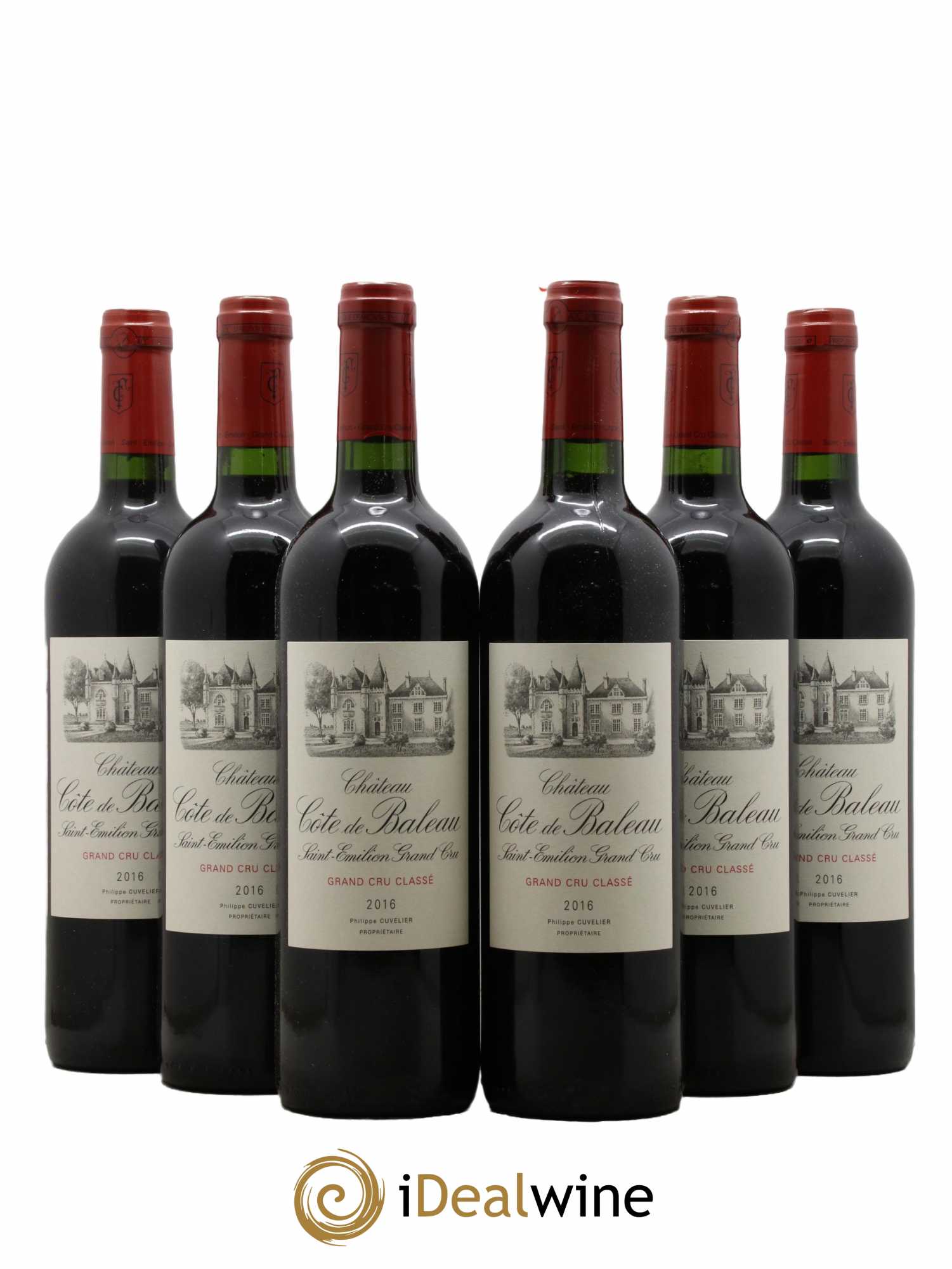 Château Côte de Baleau Grand Cru Classé 2016 - Lot de 6 bouteilles - 0