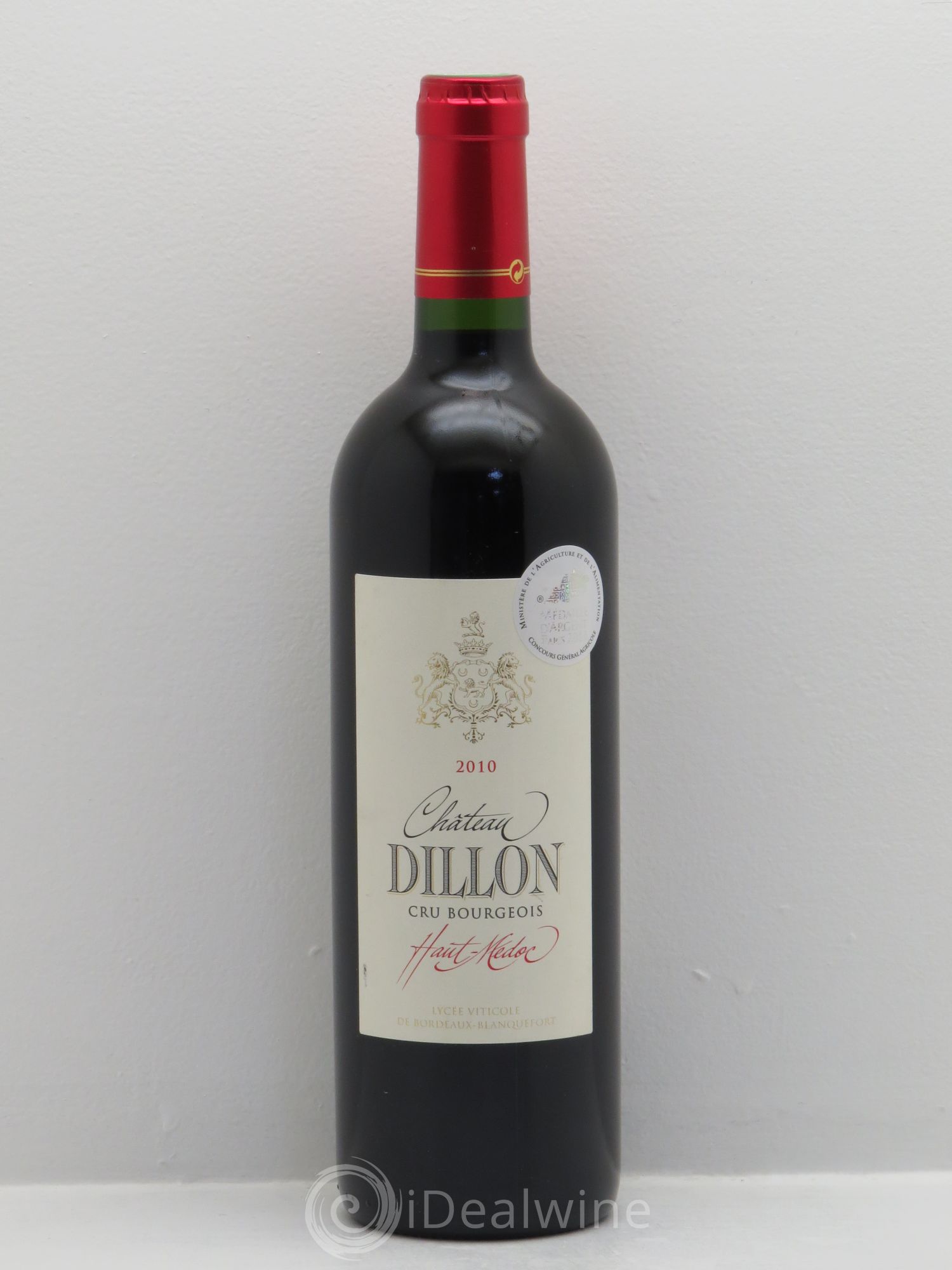 Château Dillon Cru Bourgeois 2010 - Lot de 1 bouteille - 0