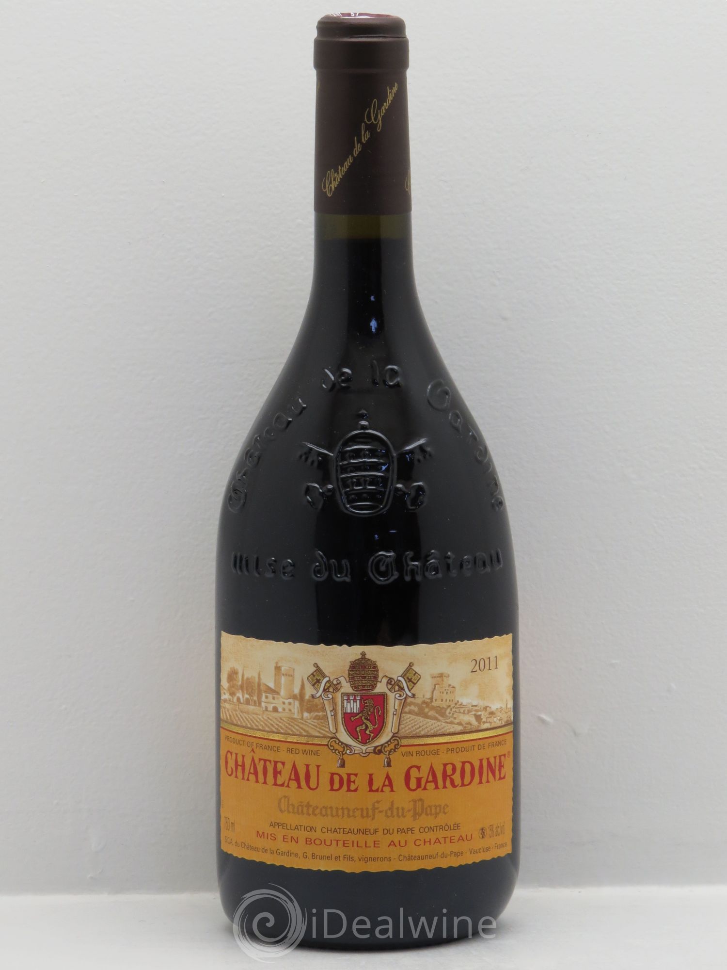 Châteauneuf-du-Pape Château de La Gardine Famille Brunel 2011 - Lot de 1 bouteille - 0