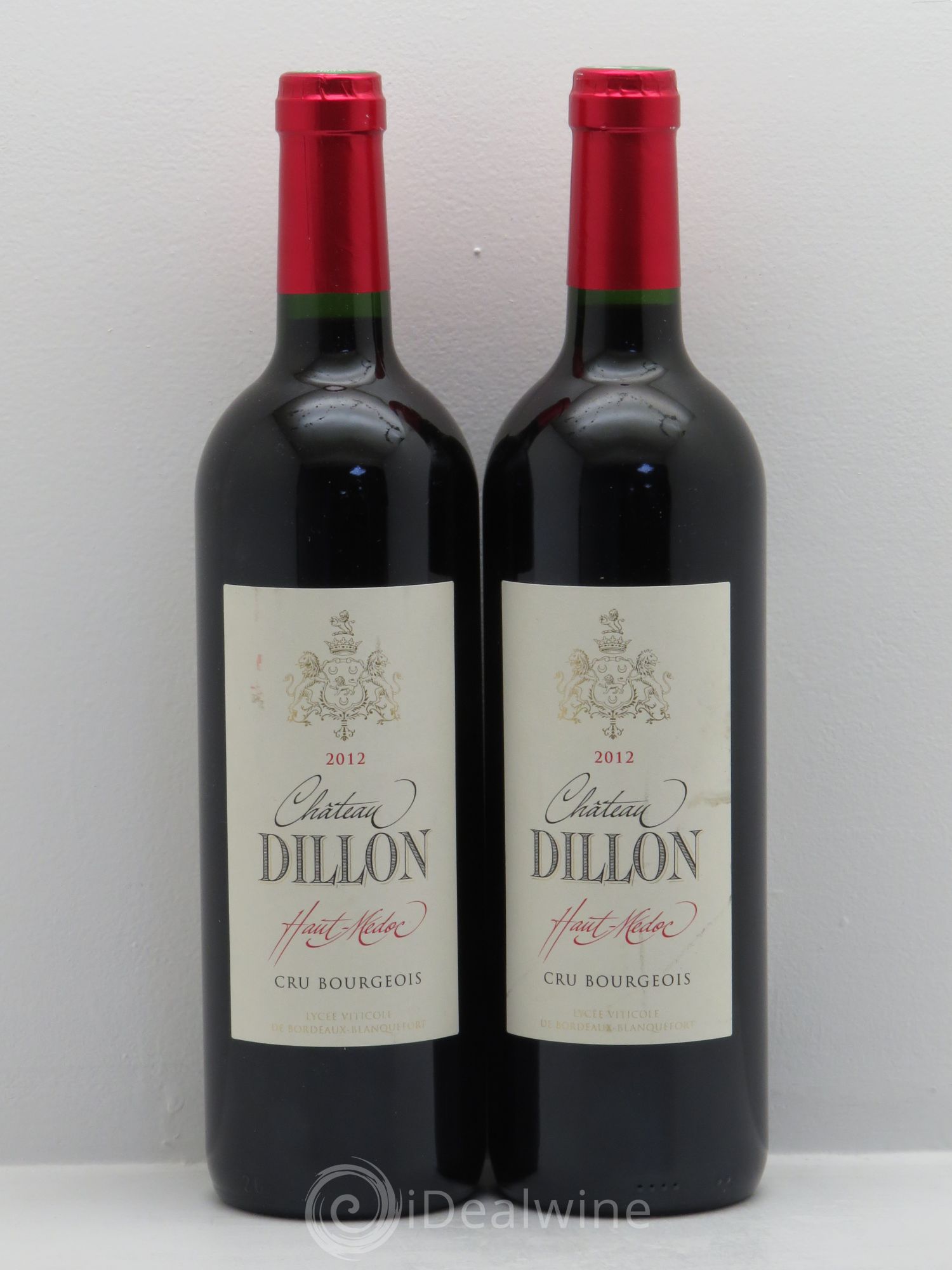 Château Dillon Cru Bourgeois 2012 - Lot de 2 bouteilles - 0
