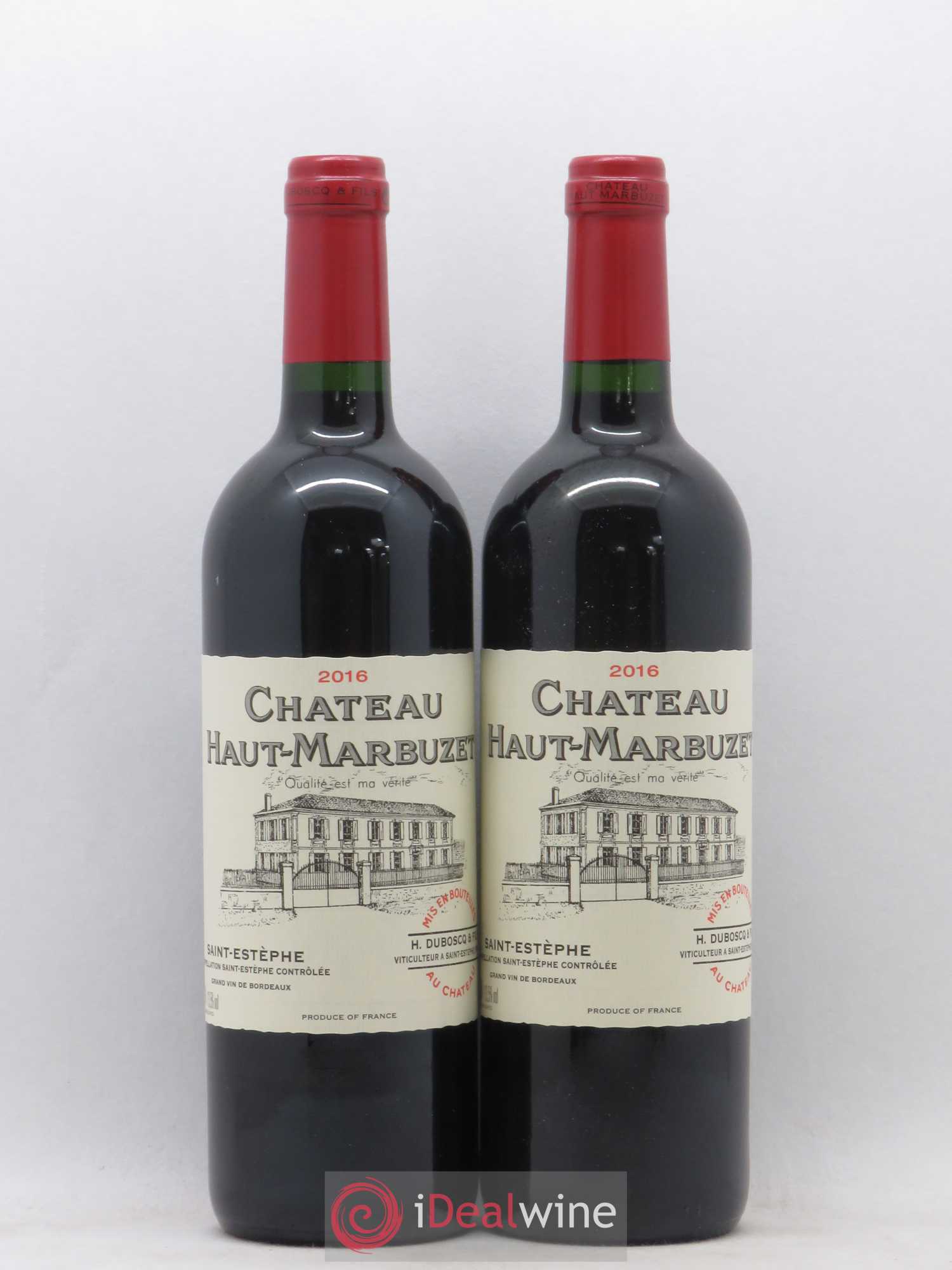 Château Haut Marbuzet 2016 - Lot de 2 bouteilles - 0