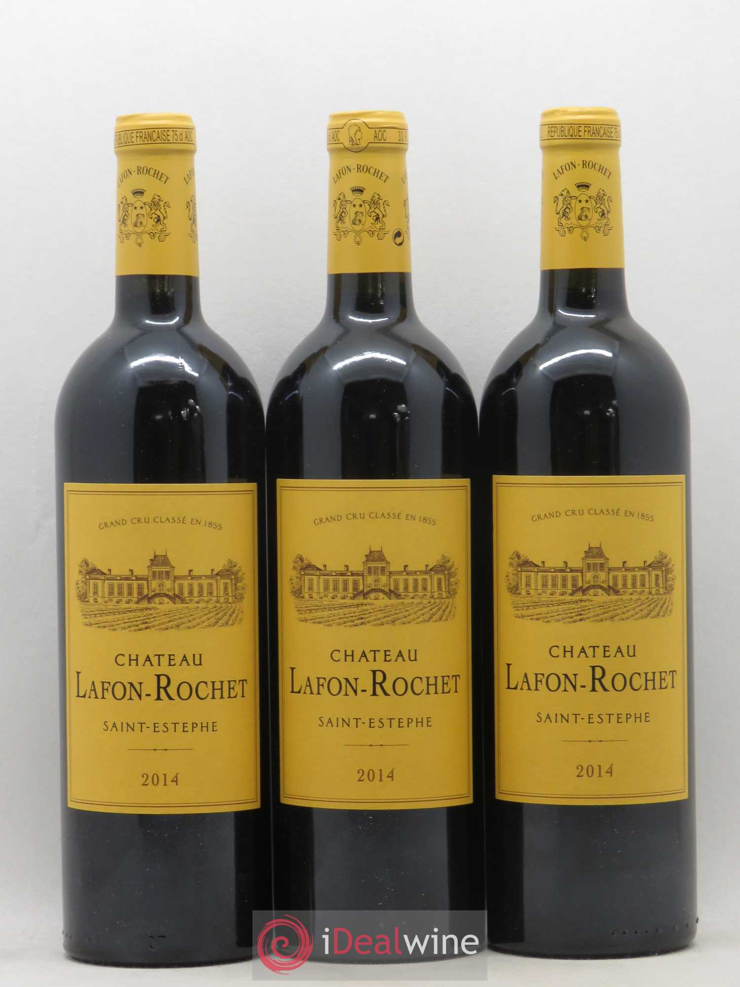 Château Lafon Rochet 4ème Grand Cru Classé 2014 - Lot de 3 bouteilles - 0