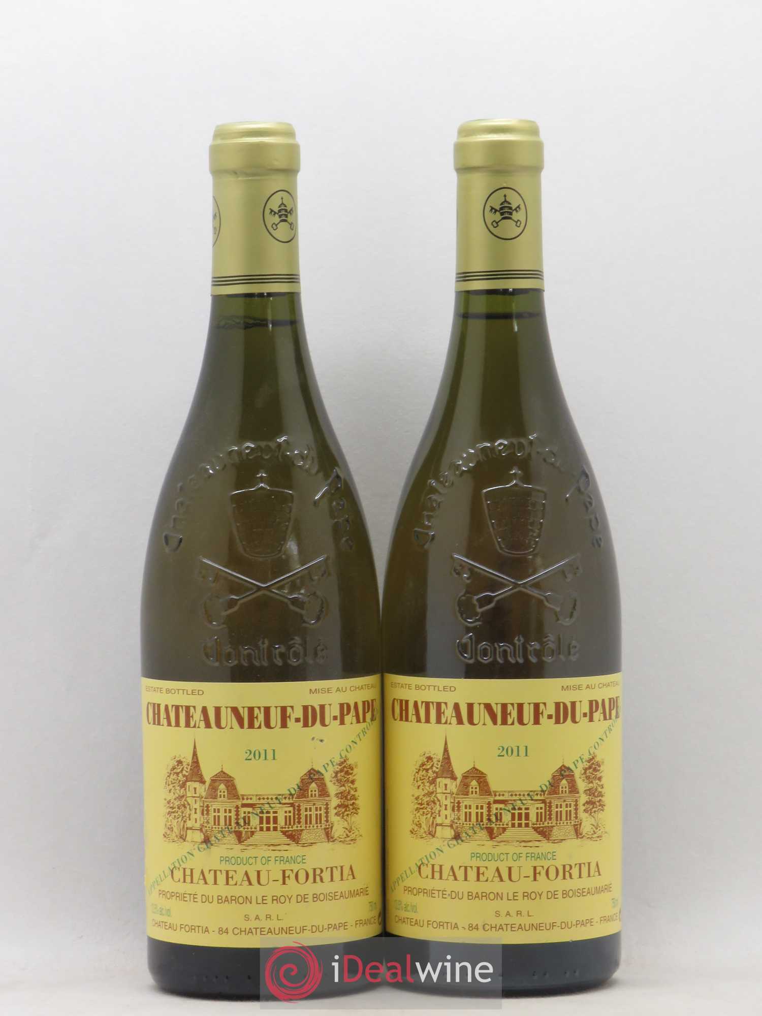 Châteauneuf-du-Pape Château Fortia 2011 - Posten von 2 Flaschen - 0