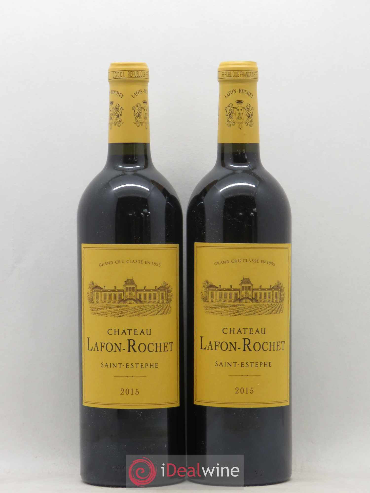 Château Lafon Rochet 4ème Grand Cru Classé 2015 - Lot de 2 bouteilles - 0