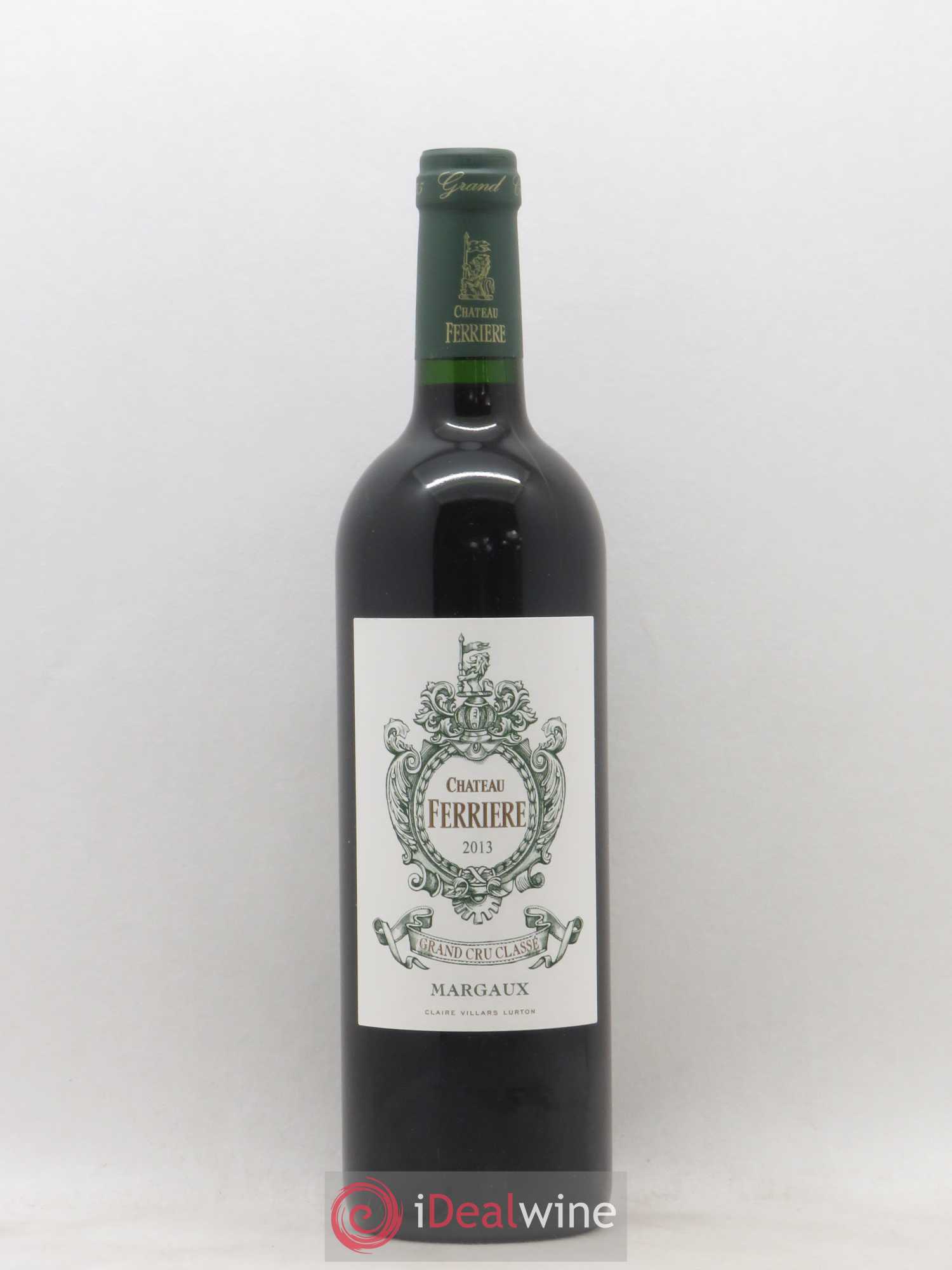 Château Ferrière 3ème Grand Cru Classé 2013 - Lot de 1 bouteille - 0