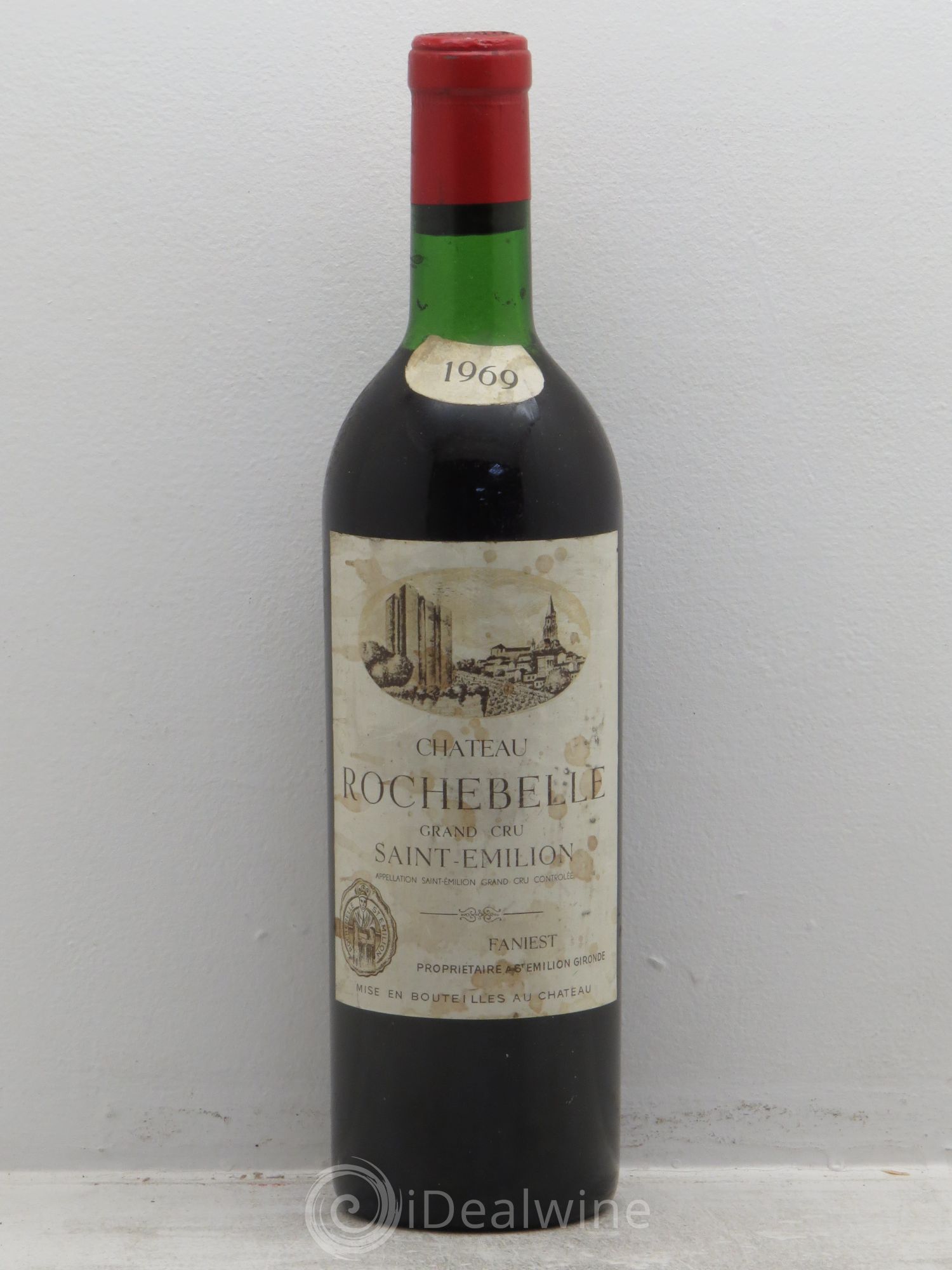 Château Rochebelle Grand Cru Classé 1969 - Lot de 1 bouteille - 0