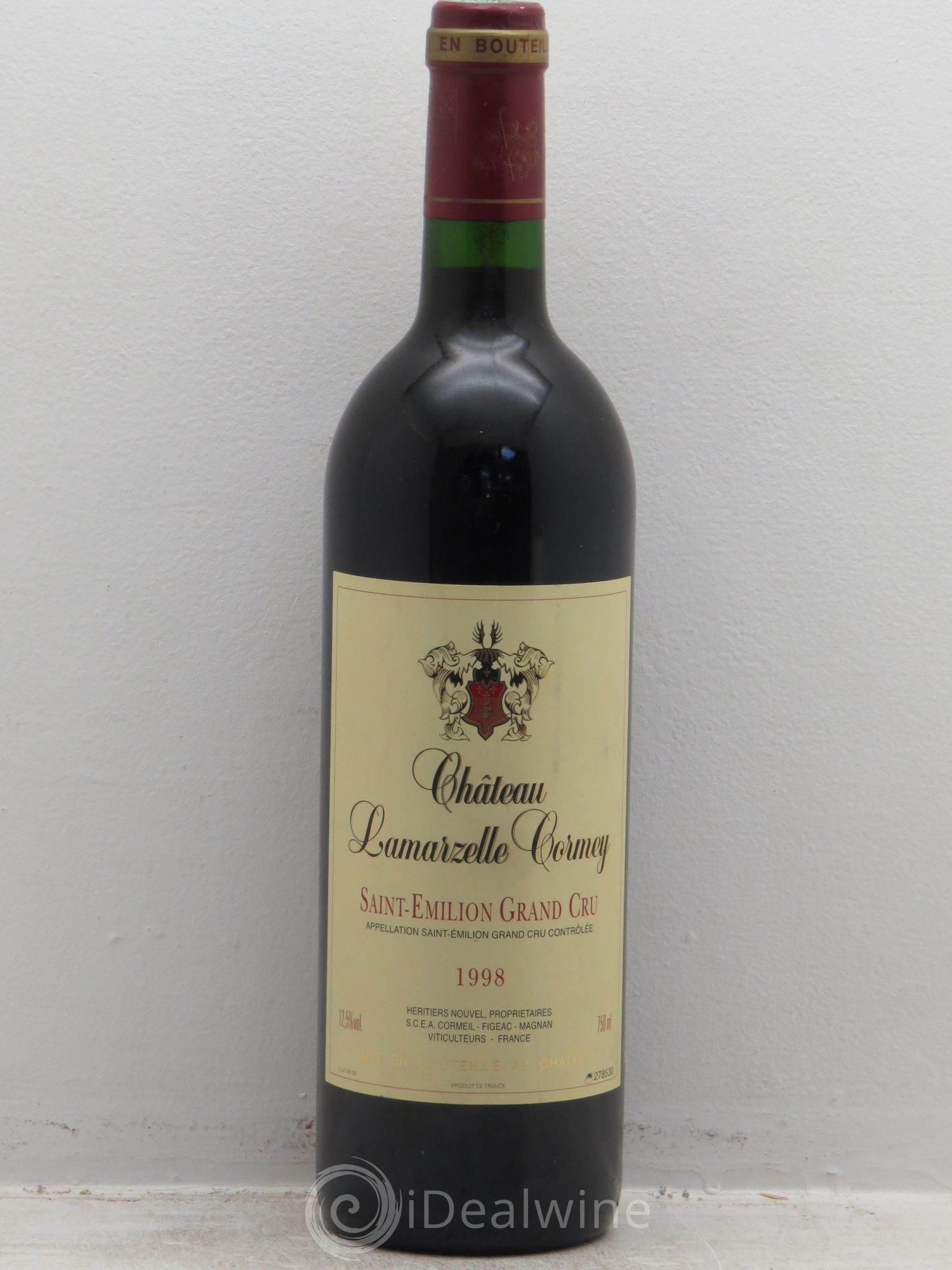 Saint-Émilion 1998 - Posten von 1 Flasche - 0