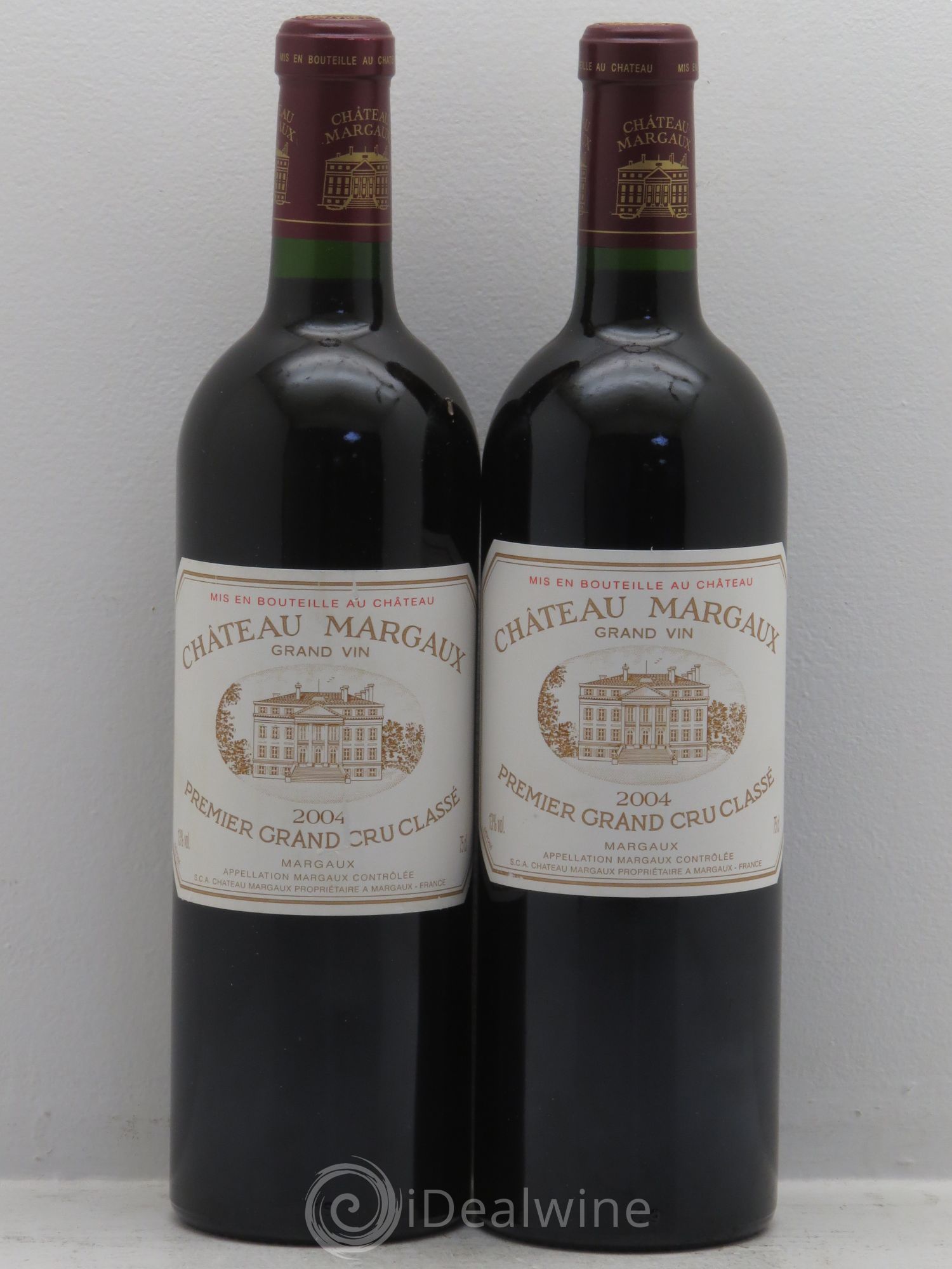 Château Margaux 1er Grand Cru Classé 2004 - Lot de 2 bouteilles - 0