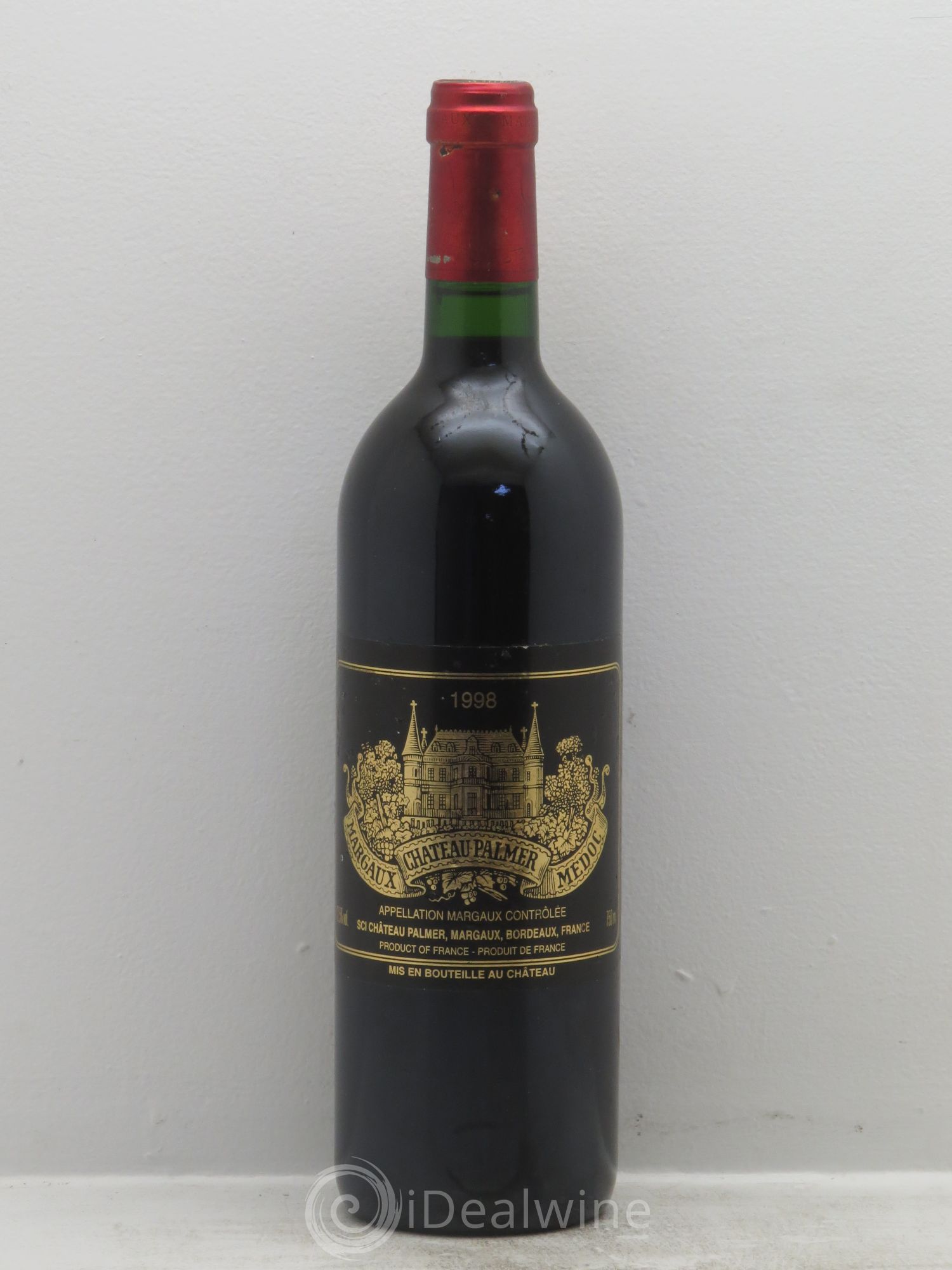 Château Palmer 3ème Grand Cru Classé 1998 - Lot de 1 bouteille - 0