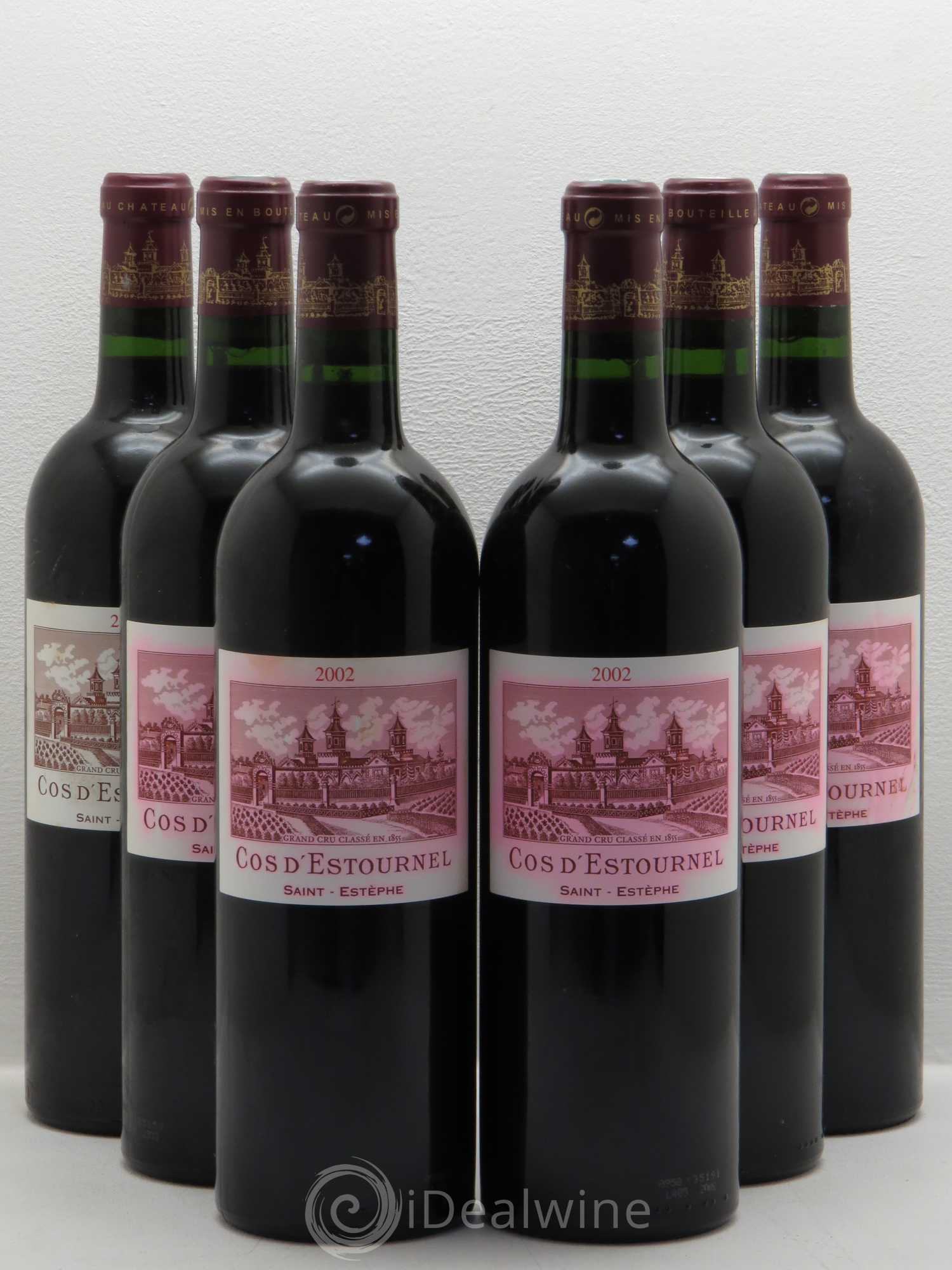 Cos d'Estournel 2ème Grand Cru Classé 2002 - Lot de 6 bouteilles - 0