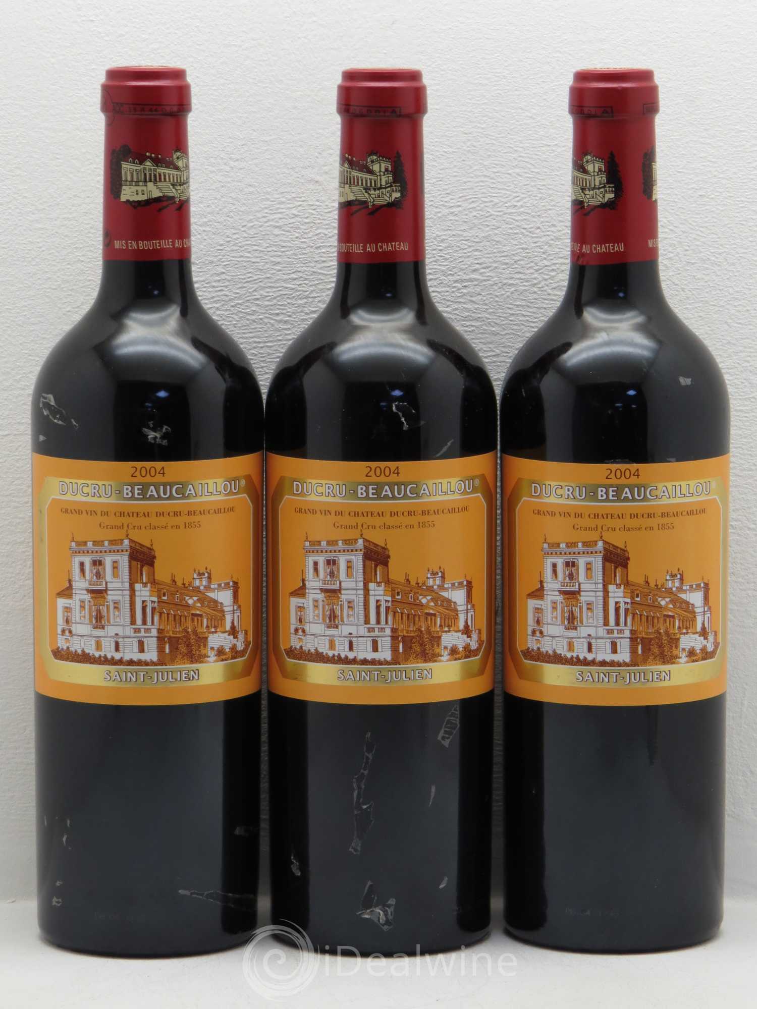 Château Ducru Beaucaillou 2ème Grand Cru Classé 2004 - Lot de 3 bouteilles - 0