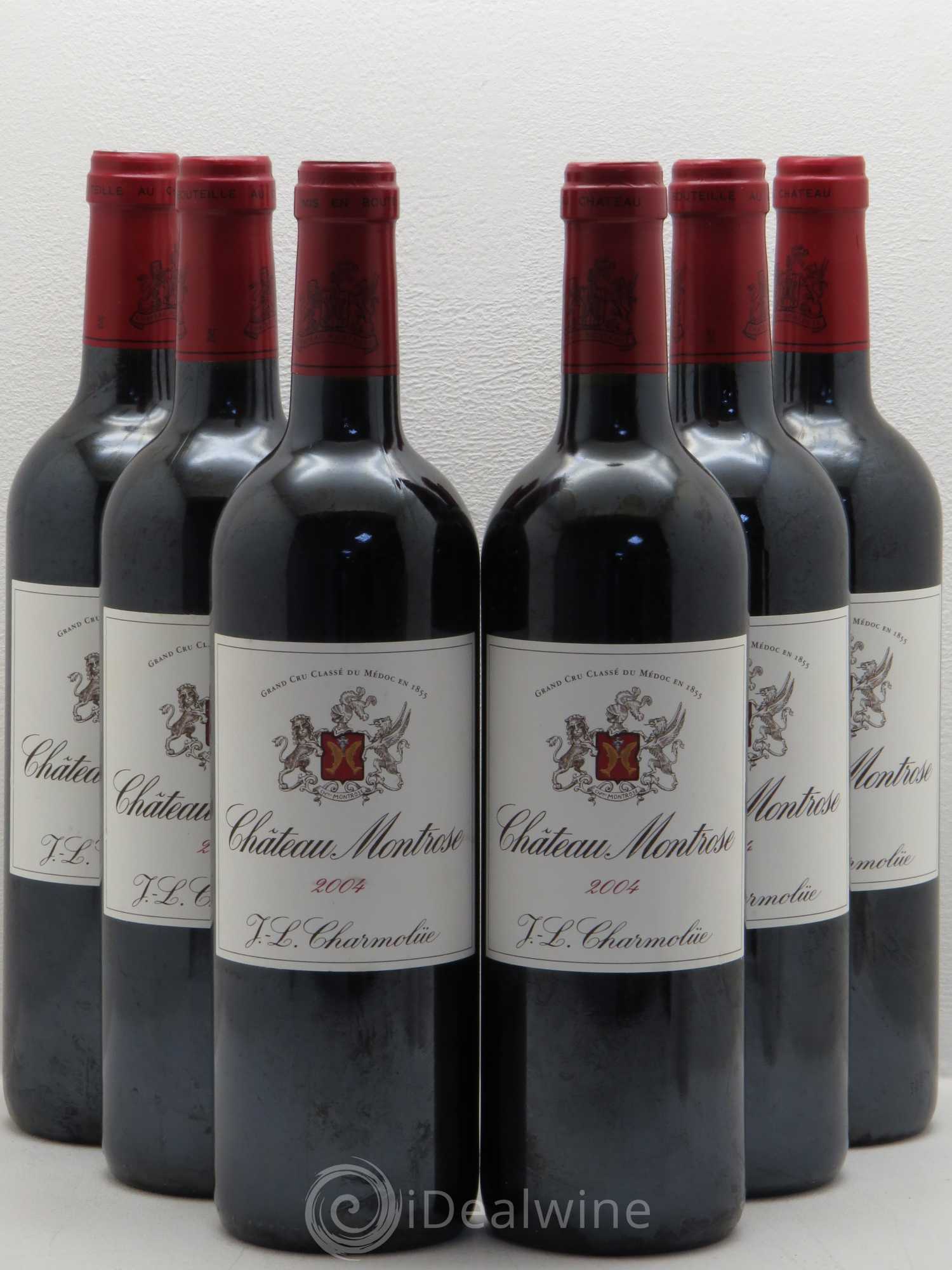 Château Montrose 2ème Grand Cru Classé 2004 - Lot de 6 bouteilles - 0