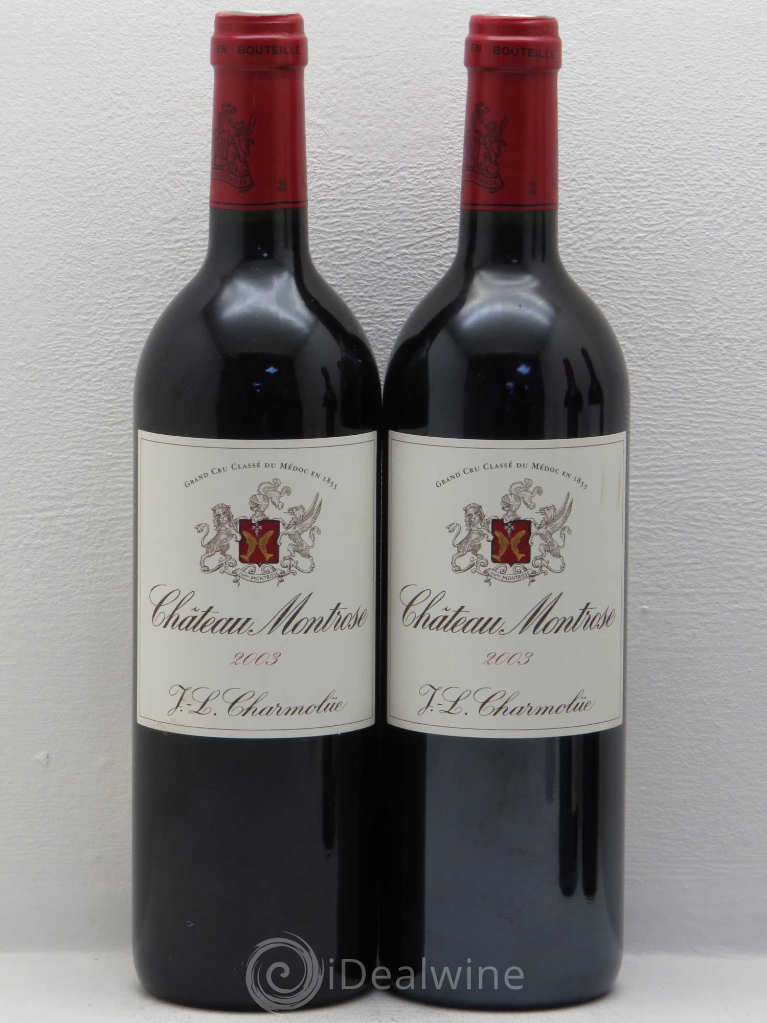 Château Montrose 2ème Grand Cru Classé 2003 - Lot de 4 bouteilles - 1