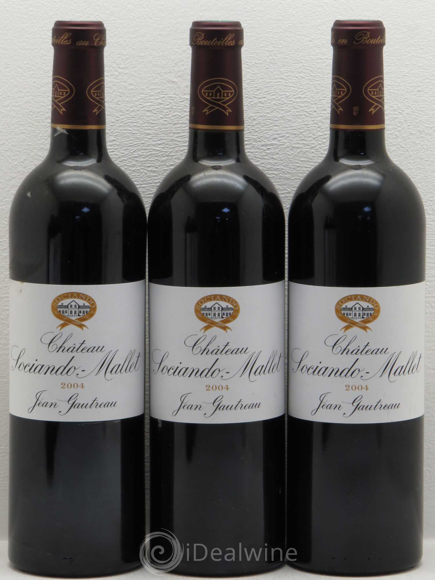 Château Sociando Mallet 2004 - Lot de 6 bouteilles - 1