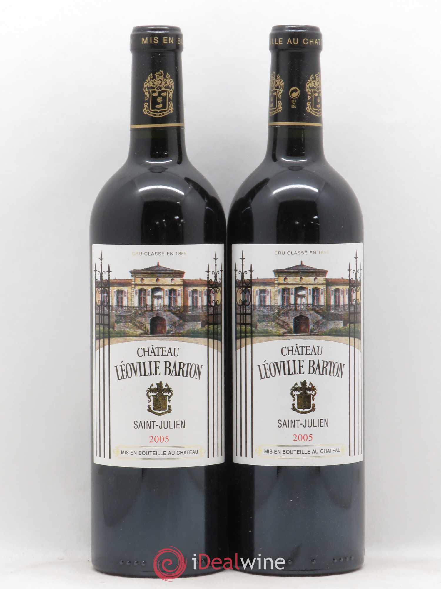 Château Léoville Barton 2ème Grand Cru Classé 2005 - Lot de 2 bouteilles - 0