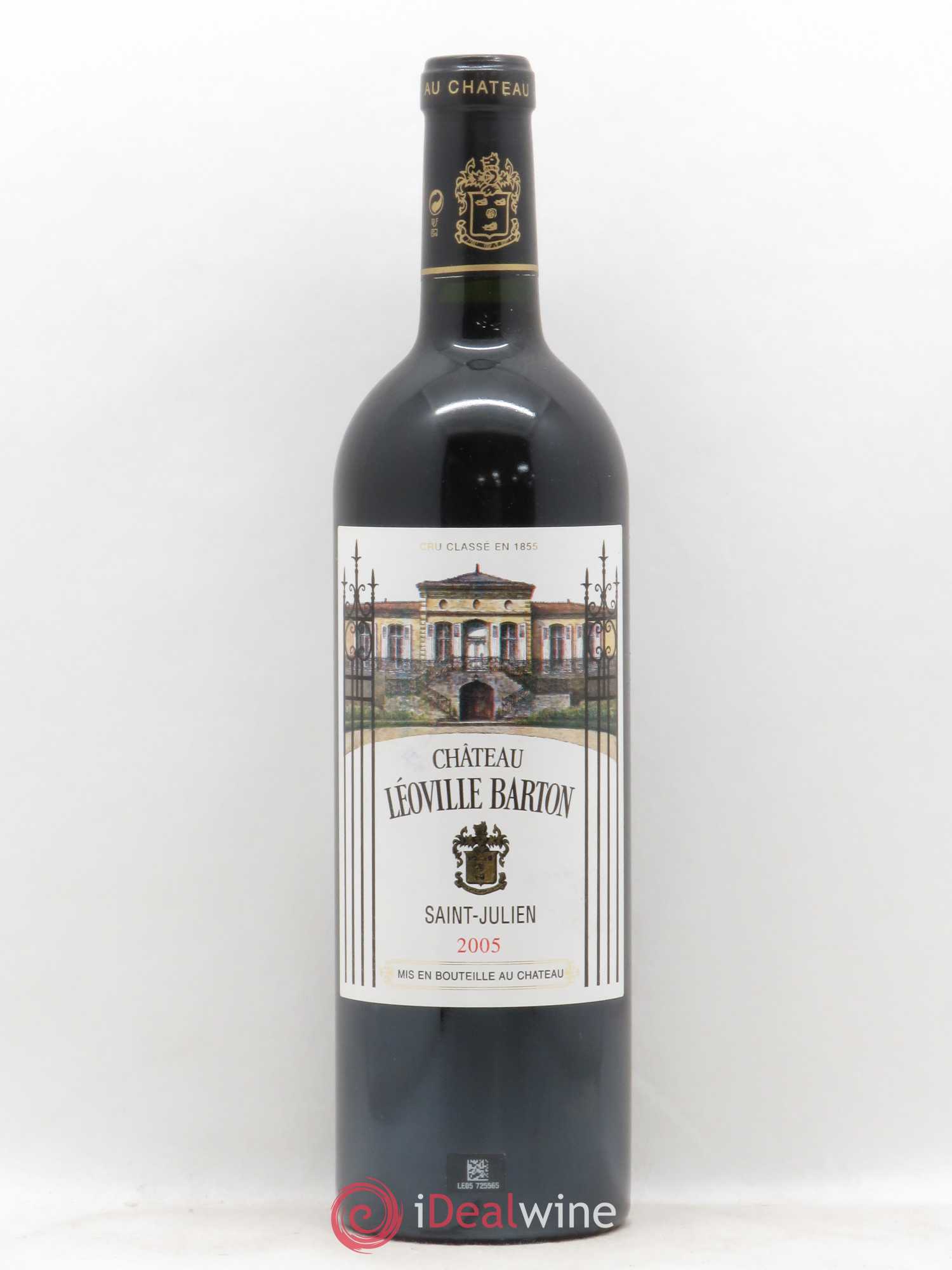 Château Léoville Barton 2ème Grand Cru Classé 2005 - Lot de 1 bouteille - 0
