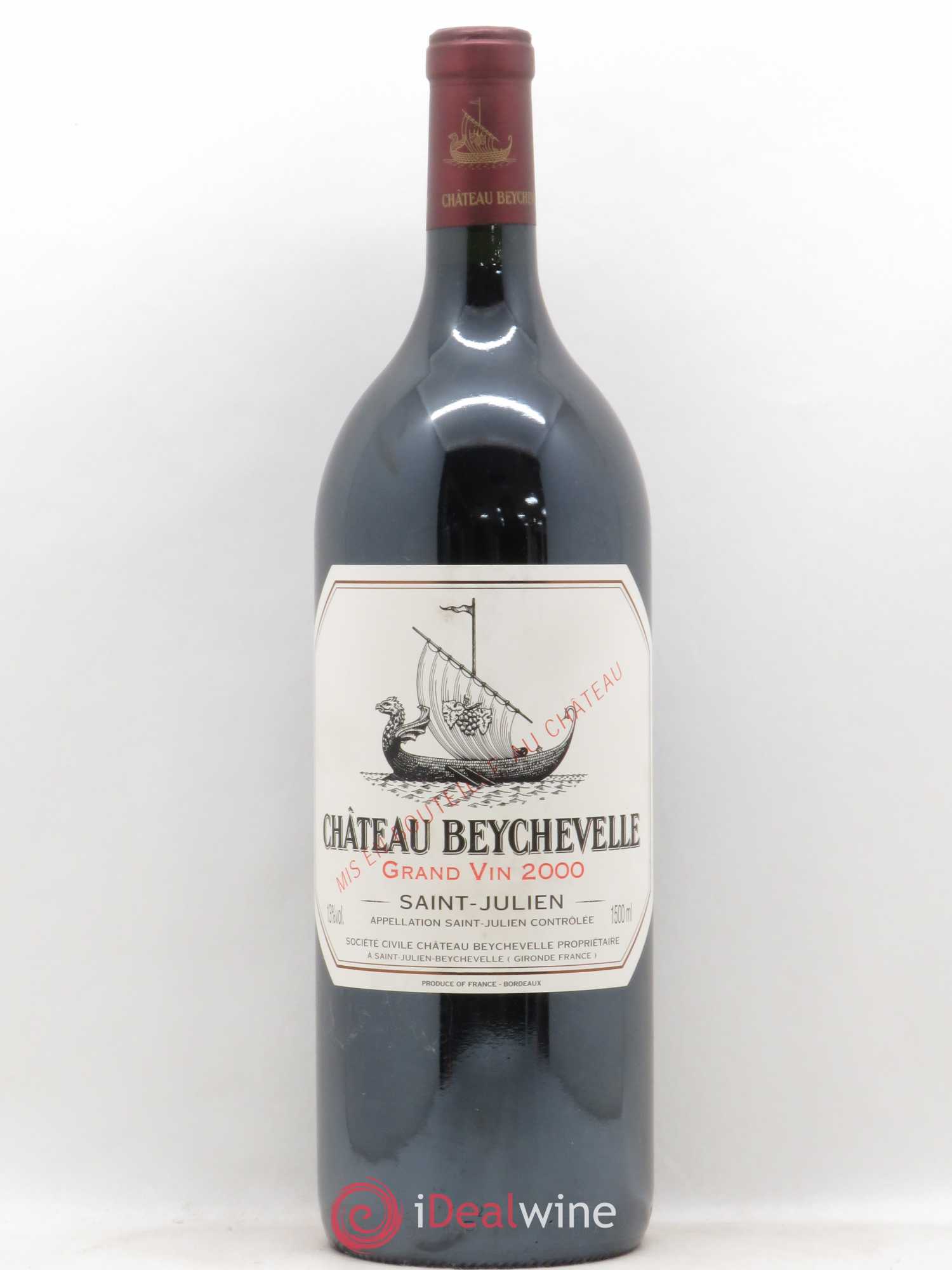Château Beychevelle 4ème Grand Cru Classé 2000 - Lot de 1 magnum - 0