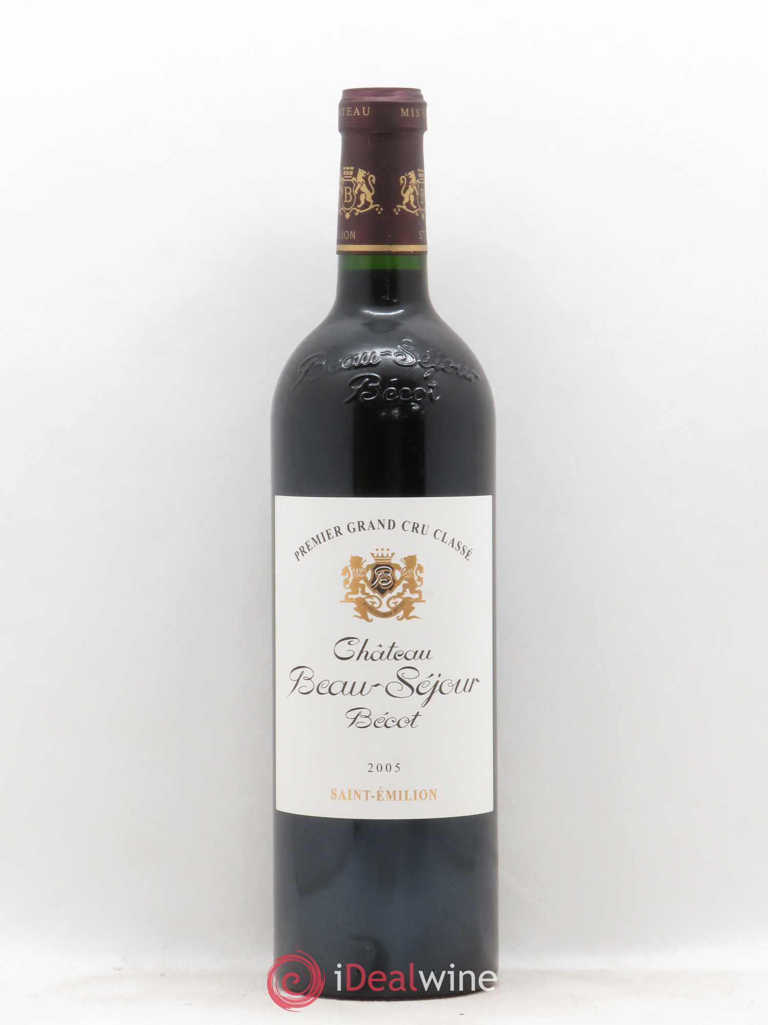 Château Beau-Séjour Bécot 1er Grand Cru Classé B 2005 - Posten von 1 Flasche - 0