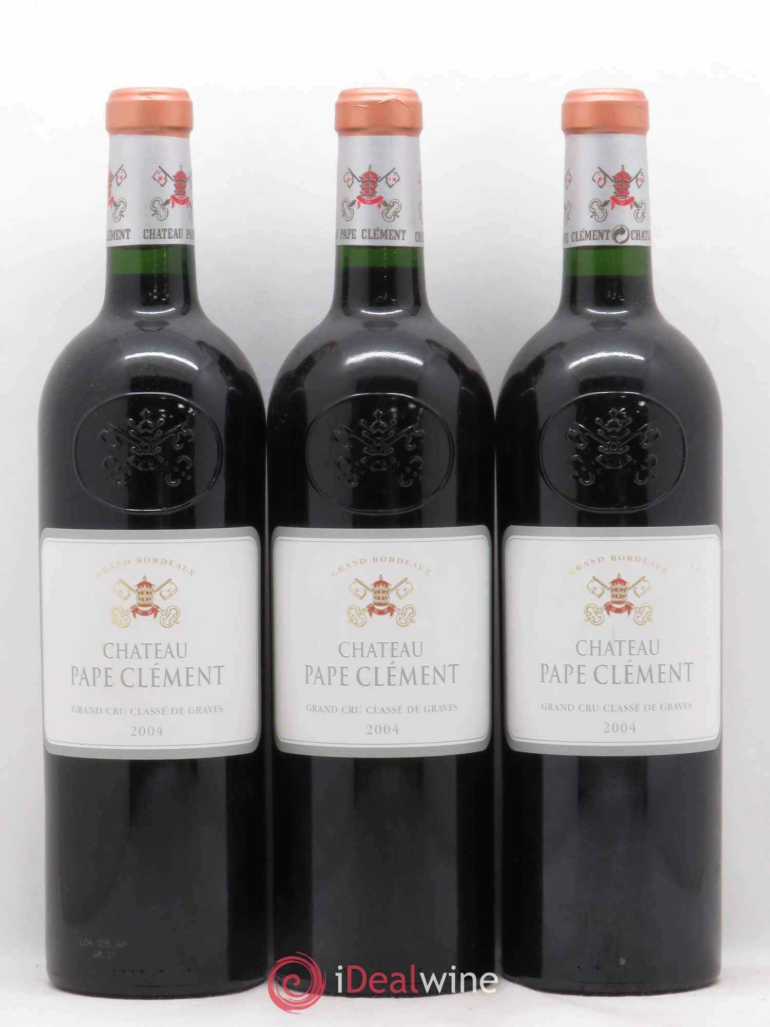 Château Pape Clément Cru Classé de Graves 2004 - Lot de 6 bouteilles - 1