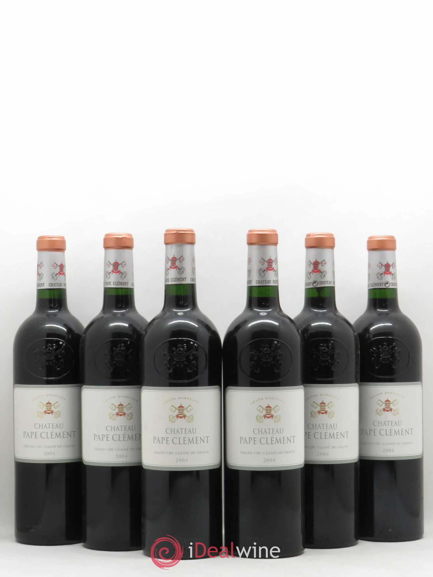 Château Pape Clément Cru Classé de Graves 2004 - Lot de 6 bouteilles - 0