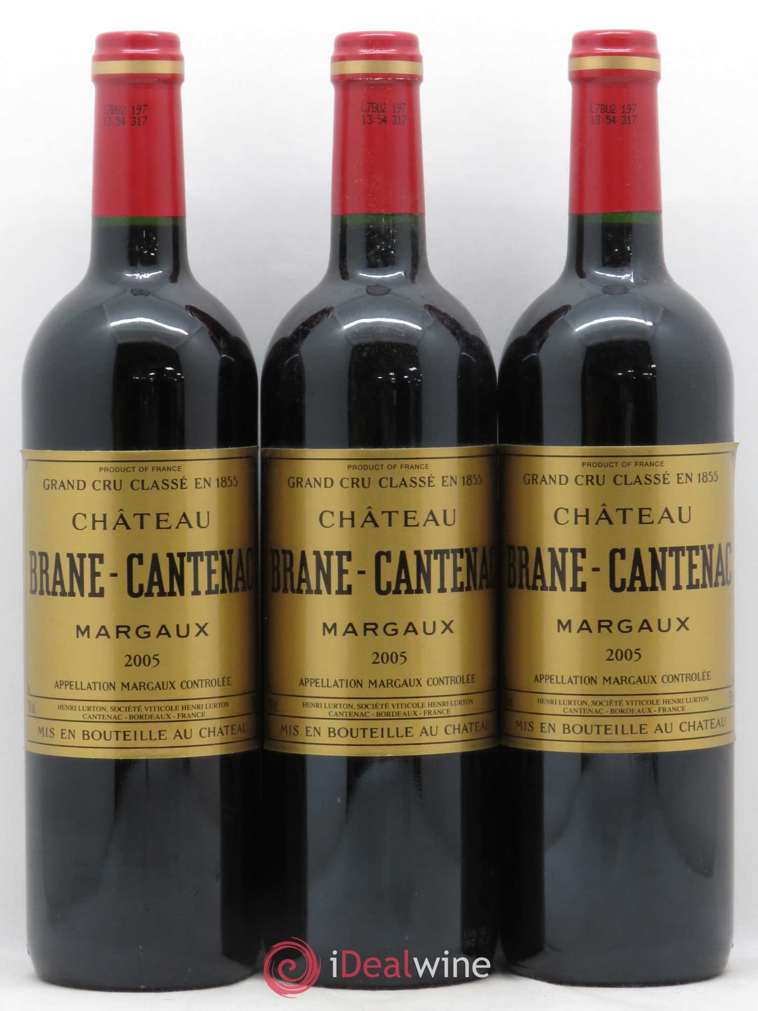 Château Brane Cantenac 2ème Grand Cru Classé 2005 - Lot de 6 bouteilles - 2