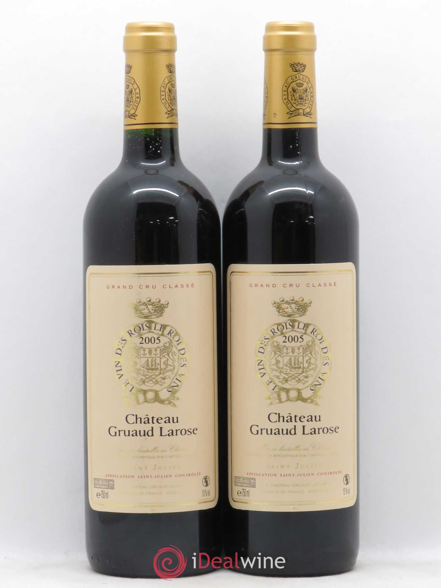 Château Gruaud Larose 2ème Grand Cru Classé 2005 - Lot de 2 bouteilles - 0