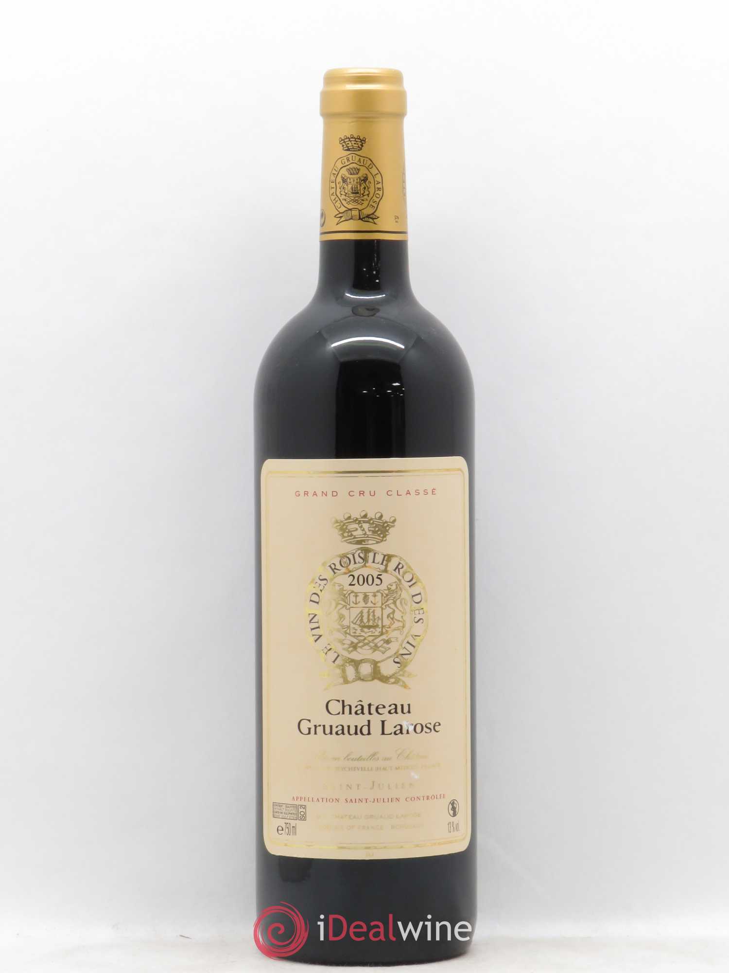 Château Gruaud Larose 2ème Grand Cru Classé 2005 - Lot de 1 bouteille - 0