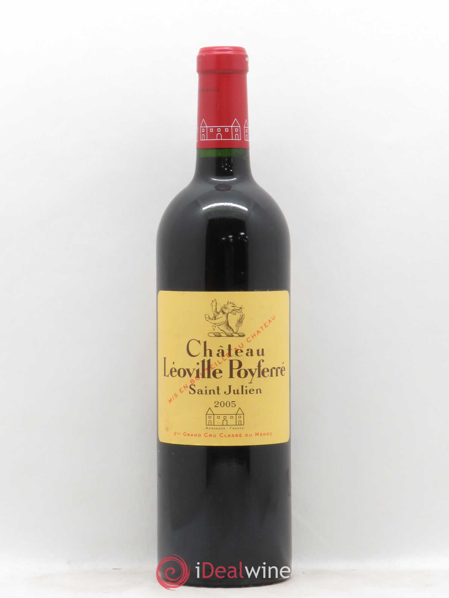 Château Léoville Poyferré 2ème Grand Cru Classé 2005 - Lot de 1 bouteille - 0