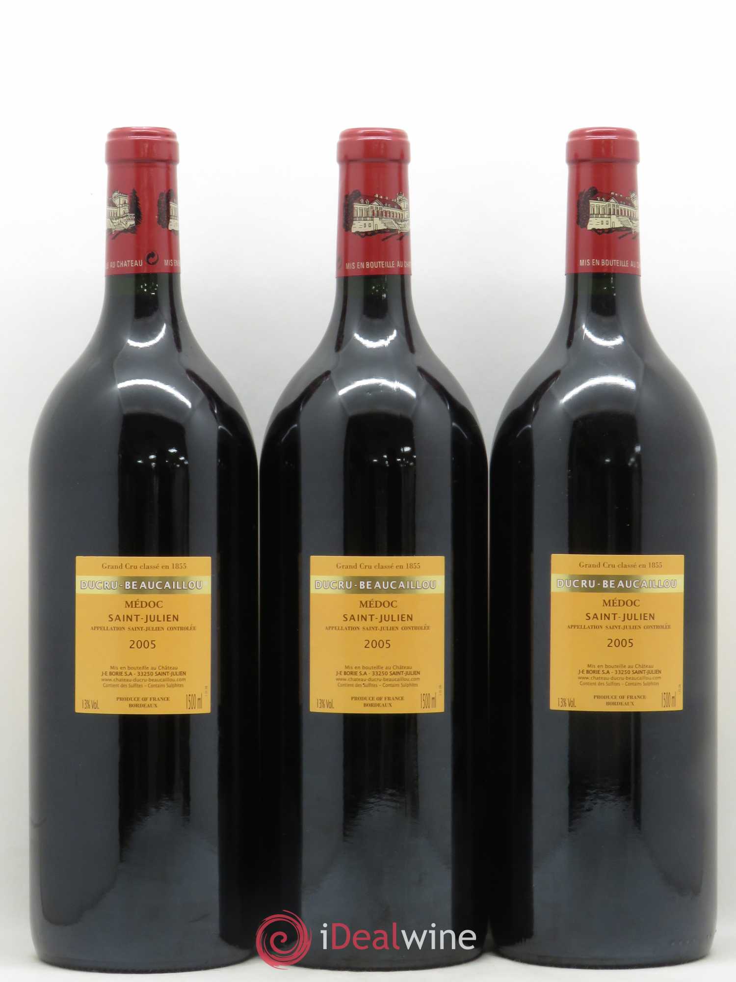 Château Ducru Beaucaillou 2ème Grand Cru Classé 2005 - Lot de 3 magnums - 1