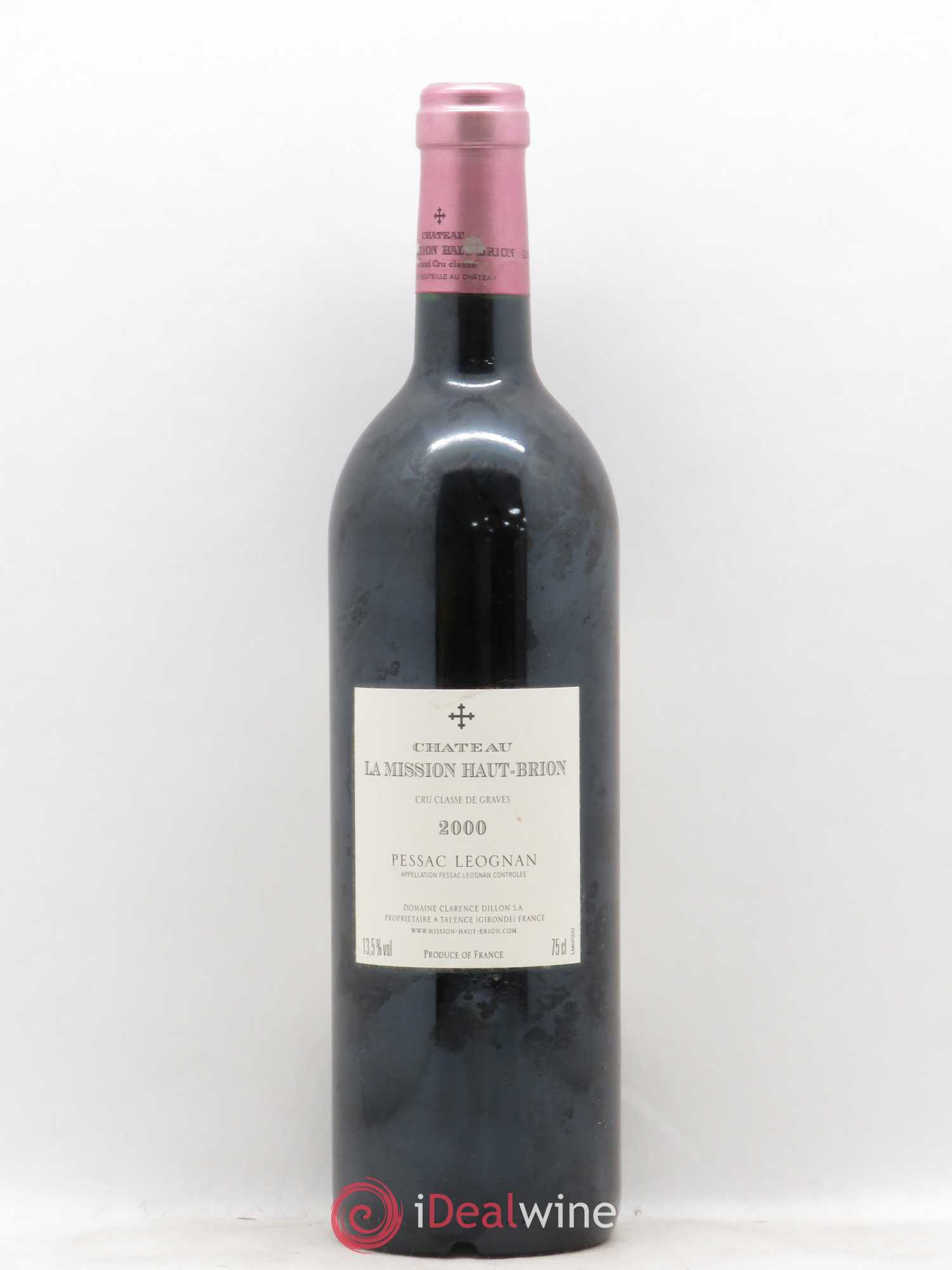 Château la Mission Haut-Brion Cru Classé de Graves 2000 - Lot de 1 bouteille - 1