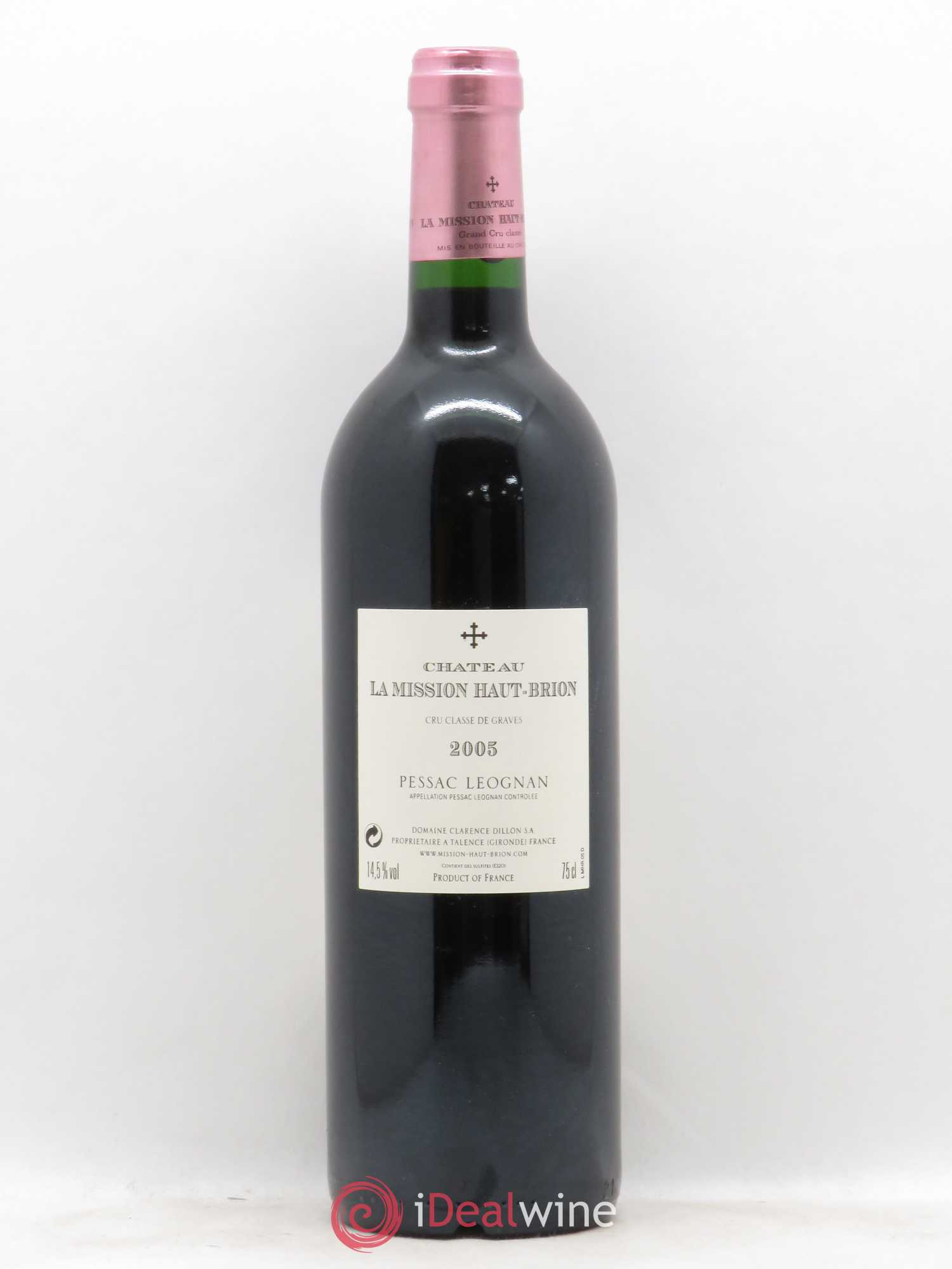 Château la Mission Haut-Brion Cru Classé de Graves 2005 - Lot de 1 bouteille - 1