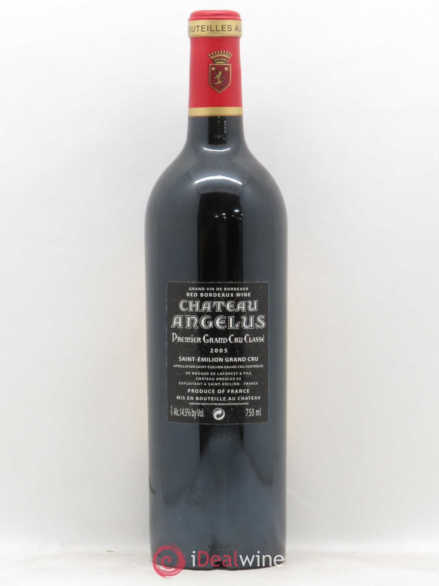Château Angélus 1er Grand Cru Classé A 2005 - Lot de 1 bouteille - 1